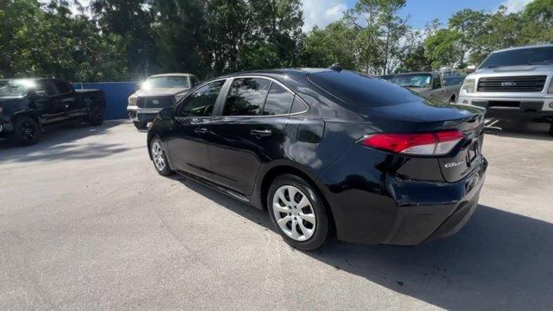 2023 Black Toyota Corolla (5YFB4MDE4PP) with an 4 2.0 L engine, Variable transmission, located at 27610 S Dixie Hwy, Homestead, FL, 33032, (305) 749-2348, 25.510241, -80.438301 - Boasts 41 Highway MPG and 32 City MPG! This Toyota Corolla boasts a Regular Unleaded I-4 2.0 L/121 engine powering this Variable transmission. Wi-Fi Connect (up to 30-day/3 GB trial subscription) Mobile Hotspot Internet Access, Wheels: 16 Wide Vent Steel, Wheels w/Full Wheel Covers.*This Toyota Coro - Photo#2