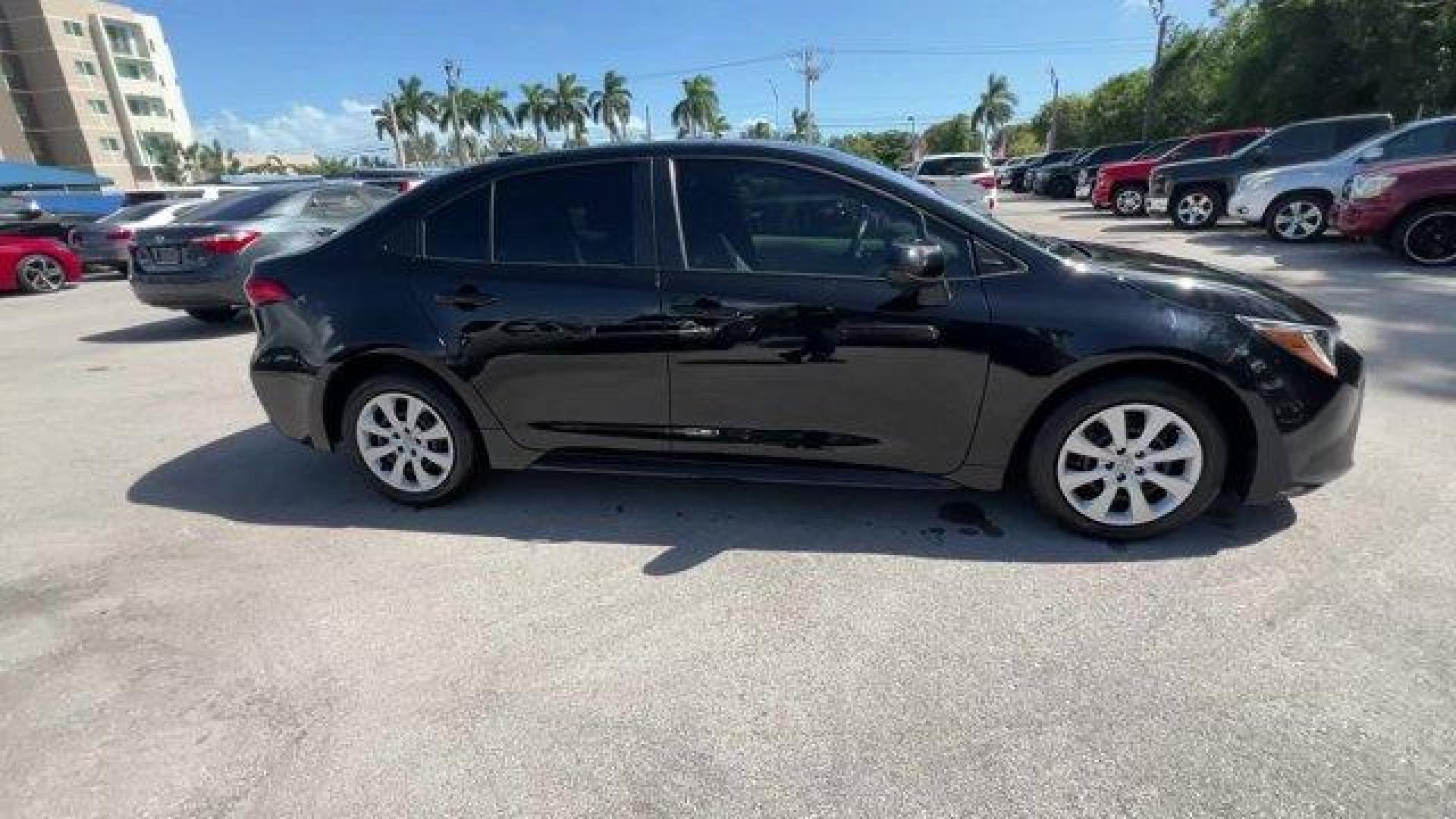 2023 Black Toyota Corolla (5YFB4MDE4PP) with an 4 2.0 L engine, Variable transmission, located at 27610 S Dixie Hwy, Homestead, FL, 33032, (305) 749-2348, 25.510241, -80.438301 - Boasts 41 Highway MPG and 32 City MPG! This Toyota Corolla boasts a Regular Unleaded I-4 2.0 L/121 engine powering this Variable transmission. Wi-Fi Connect (up to 30-day/3 GB trial subscription) Mobile Hotspot Internet Access, Wheels: 16 Wide Vent Steel, Wheels w/Full Wheel Covers.*This Toyota Coro - Photo#5