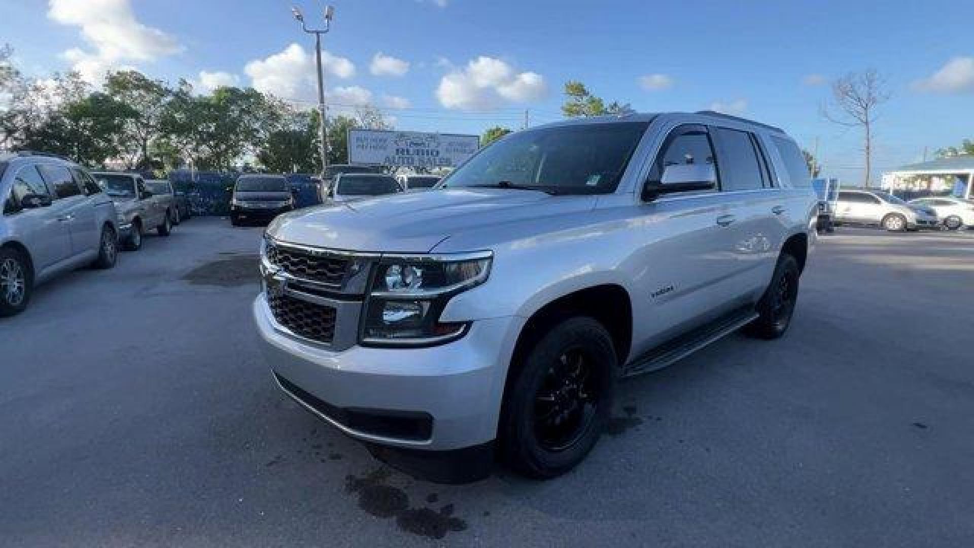 2016 Silver Ice Metallic /Jet Black Chevrolet Tahoe (1GNSCAKC5GR) with an 8 5.3L engine, Automatic transmission, located at 27610 S Dixie Hwy, Homestead, FL, 33032, (305) 749-2348, 25.510241, -80.438301 - KBB.com Best Buy Awards. Scores 23 Highway MPG and 16 City MPG! This Chevrolet Tahoe boasts a Gas/Ethanol V8 5.3L/325 engine powering this Automatic transmission. WHEELS, 18 X 8.5 (45.7 CM X 21.6 CM) ALUMINUM WITH HIGH-POLISHED FINISH (STD), TRANSMISSION, 6-SPEED AUTOMATIC, ELECTRONICALLY CONTROLLED - Photo#0