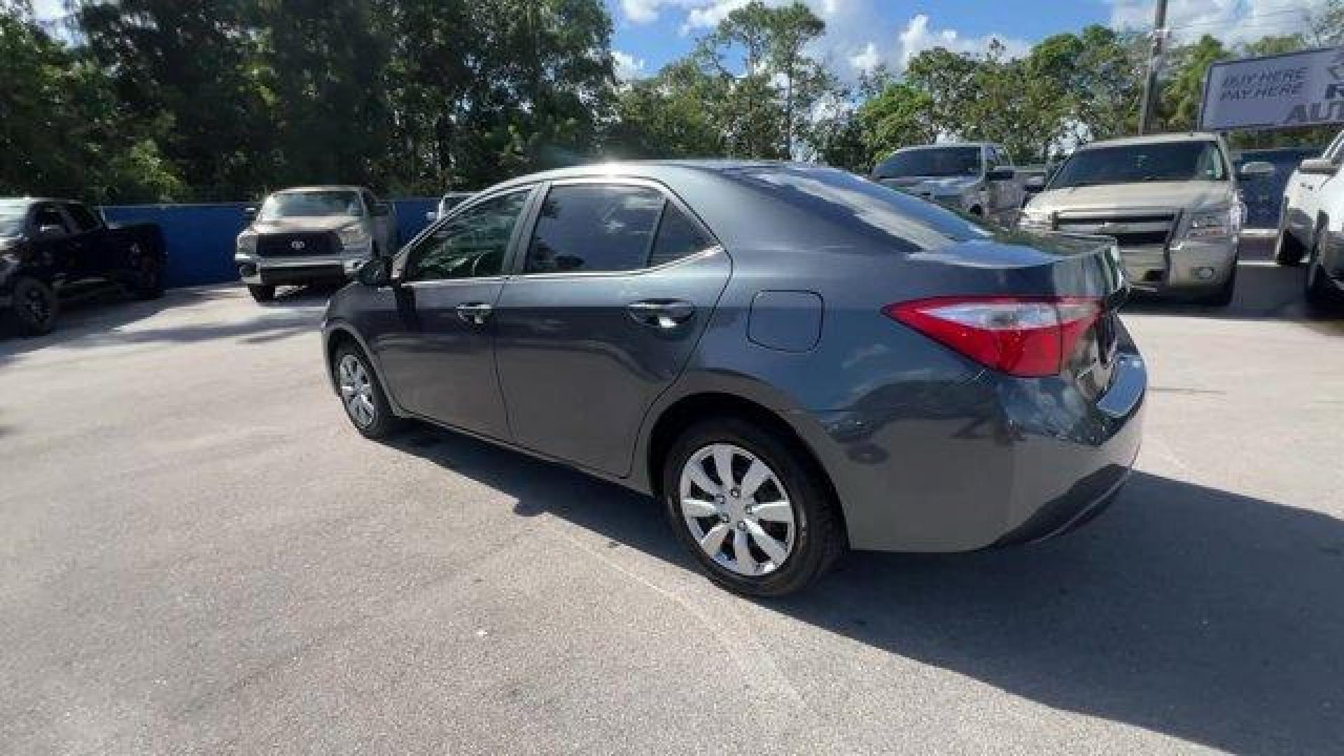 2014 Gray Toyota Corolla (2T1BURHE9EC) with an 4 1.8 L engine, Automatic transmission, located at 27610 S Dixie Hwy, Homestead, FL, 33032, (305) 749-2348, 25.510241, -80.438301 - KBB.com 10 Tech-Savviest Cars Under $20,000. This Toyota Corolla delivers a Regular Unleaded I-4 1.8 L/110 engine powering this Automatic transmission. Window Grid Antenna, Urethane Gear Shifter Material, Trunk Rear Cargo Access.*This Toyota Corolla Comes Equipped with These Options *Trip Computer, - Photo#1