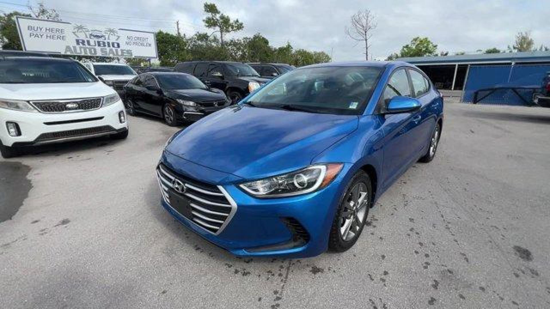 2018 Electric Blue /Gray Hyundai Elantra (5NPD84LF6JH) with an 4 2.0 L engine, Automatic transmission, located at 27610 S Dixie Hwy, Homestead, FL, 33032, (305) 749-2348, 25.510241, -80.438301 - KBB.com 10 Best Sedans Under $25,000. Only 59,682 Miles! Boasts 37 Highway MPG and 28 City MPG! This Hyundai Elantra boasts a Regular Unleaded I-4 2.0 L/122 engine powering this Automatic transmission. OPTION GROUP 01, GRAY, CLOTH SEAT TRIM, ELECTRIC BLUE.* This Hyundai Elantra Features the Followin - Photo#0