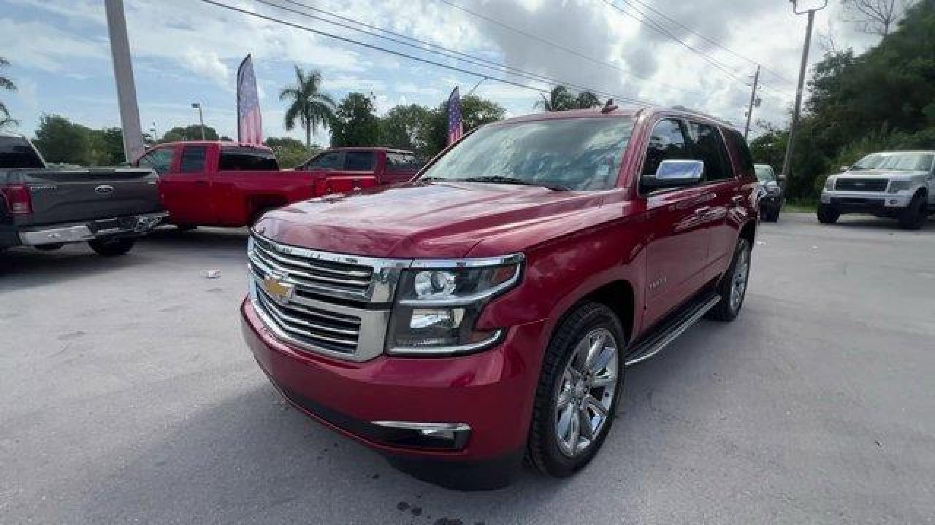 2015 Crystal Red Tintcoat /Cocoa/Dune Chevrolet Tahoe (1GNSCCKC8FR) with an 8 5.3L engine, Automatic transmission, located at 27610 S Dixie Hwy, Homestead, FL, 33032, (305) 749-2348, 25.510241, -80.438301 - KBB.com 15 Best Family Cars. Boasts 23 Highway MPG and 16 City MPG! This Chevrolet Tahoe boasts a Gas/Ethanol V8 5.3L/ engine powering this Automatic transmission. WHEELS, 22 (55.9 CM) PREMIUM PAINTED with chrome inserts, TRANSMISSION, 6-SPEED AUTOMATIC, ELECTRONICALLY CONTROLLED with overdrive and - Photo#0