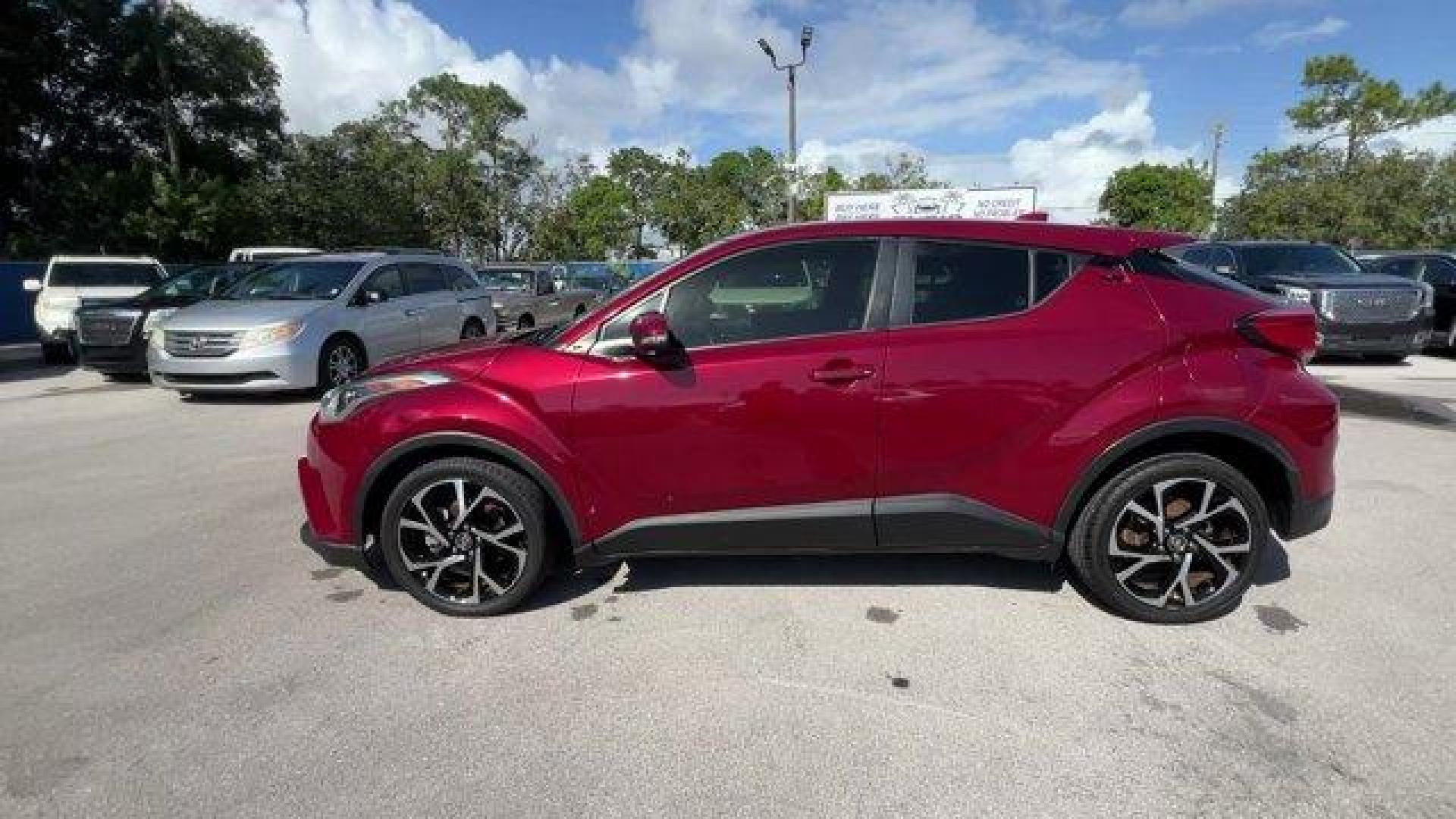 2019 Maroon Toyota C-HR (JTNKHMBX7K1) with an 4 2.0 L engine, Variable transmission, located at 27610 S Dixie Hwy, Homestead, FL, 33032, (305) 749-2348, 25.510241, -80.438301 - KBB.com Best Resale Value Awards. Delivers 31 Highway MPG and 27 City MPG! This Toyota C-HR delivers a Regular Unleaded I-4 2.0 L/121 engine powering this Variable transmission. Wing Spoiler, VSC Electronic Stability Control (ESC), Variable Intermittent Wipers.*This Toyota C-HR Comes Equipped with T - Photo#0