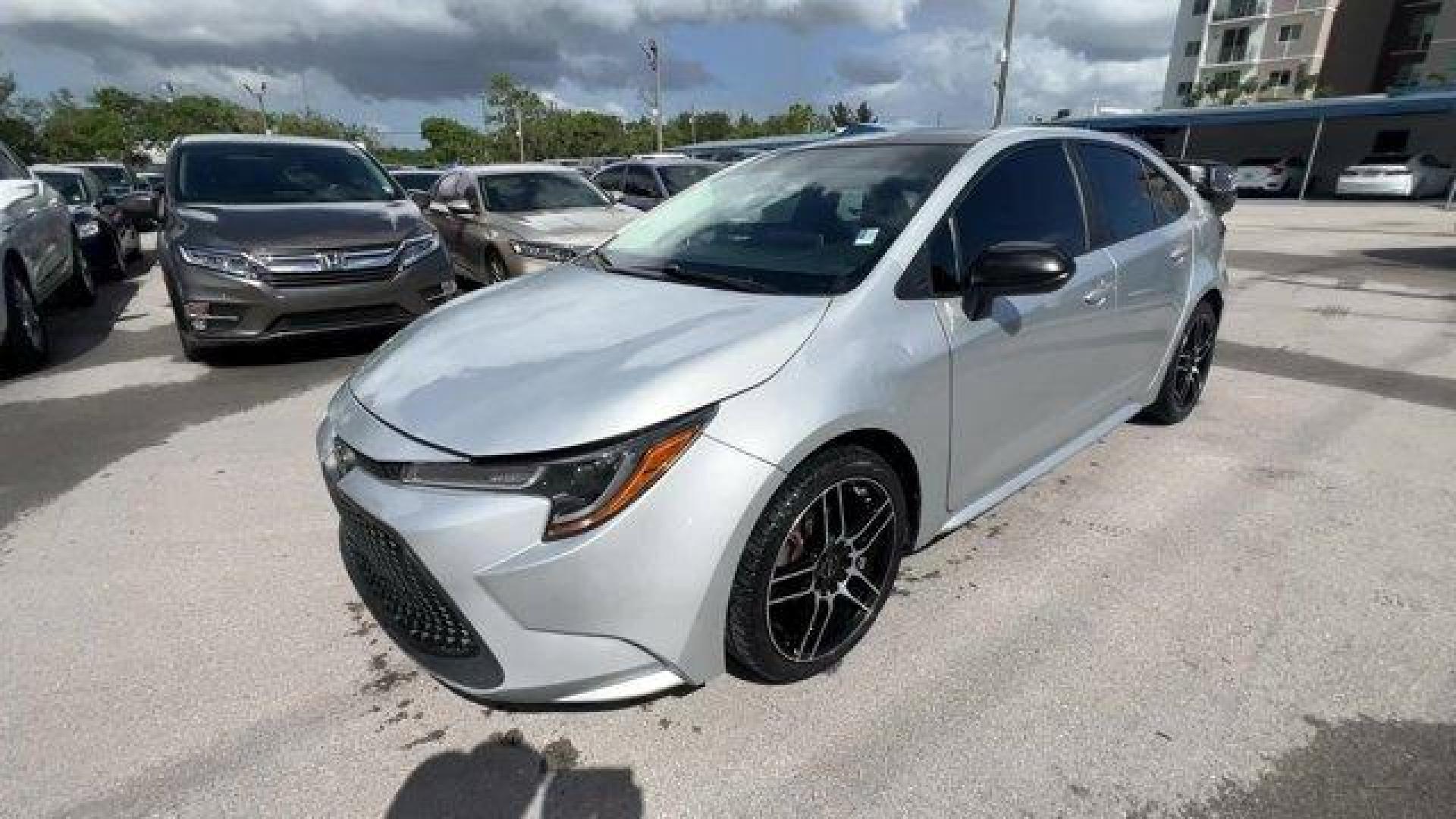 2020 Silver Toyota Corolla (5YFEPRAE6LP) with an 4 1.8 L engine, Variable transmission, located at 27610 S Dixie Hwy, Homestead, FL, 33032, (305) 749-2348, 25.510241, -80.438301 - KBB.com 10 Coolest New Cars Under $20,000. Delivers 38 Highway MPG and 30 City MPG! This Toyota Corolla boasts a Regular Unleaded I-4 1.8 L/110 engine powering this Variable transmission. Wheels: 16 Wide Vent Steel, Wheels w/Full Wheel Covers, Variable Intermittent Wipers.* This Toyota Corolla Featu - Photo#0