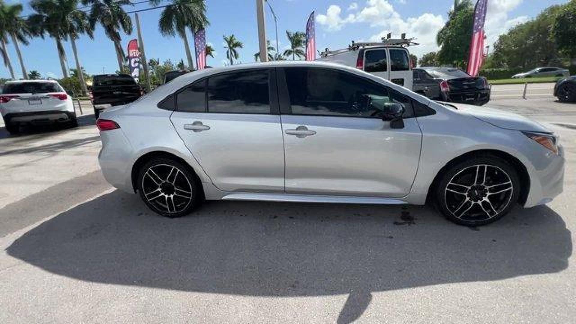 2020 Silver Toyota Corolla (5YFEPRAE6LP) with an 4 1.8 L engine, Variable transmission, located at 27610 S Dixie Hwy, Homestead, FL, 33032, (305) 749-2348, 25.510241, -80.438301 - KBB.com 10 Coolest New Cars Under $20,000. Delivers 38 Highway MPG and 30 City MPG! This Toyota Corolla boasts a Regular Unleaded I-4 1.8 L/110 engine powering this Variable transmission. Wheels: 16 Wide Vent Steel, Wheels w/Full Wheel Covers, Variable Intermittent Wipers.* This Toyota Corolla Featu - Photo#5