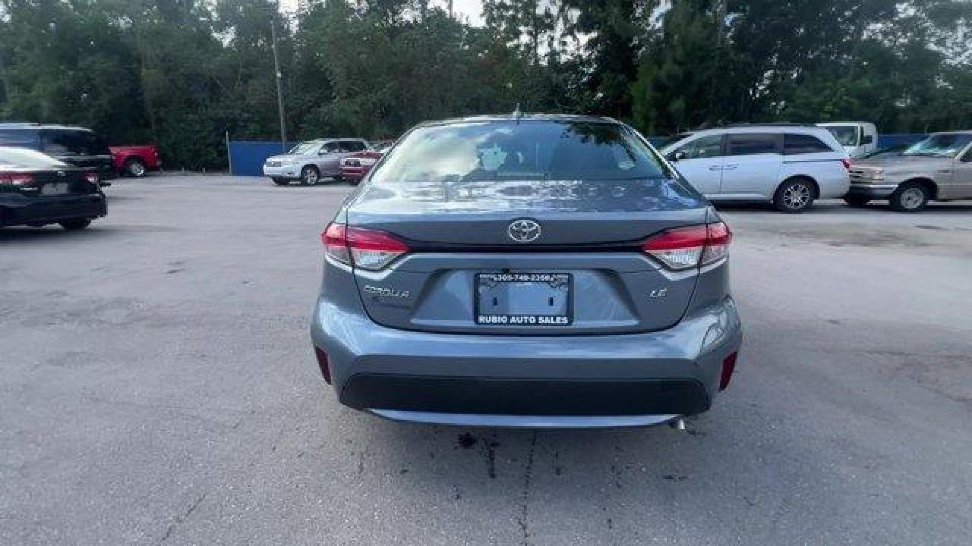 2020 Gray Toyota Corolla (JTDEPRAE6LJ) with an 4 1.8 L engine, Variable transmission, located at 27610 S Dixie Hwy, Homestead, FL, 33032, (305) 749-2348, 25.510241, -80.438301 - KBB.com 10 Coolest New Cars Under $20,000. Delivers 38 Highway MPG and 30 City MPG! This Toyota Corolla boasts a Regular Unleaded I-4 1.8 L/110 engine powering this Variable transmission. Wheels: 16 Wide Vent Steel, Wheels w/Full Wheel Covers, Variable Intermittent Wipers.*This Toyota Corolla Comes - Photo#2