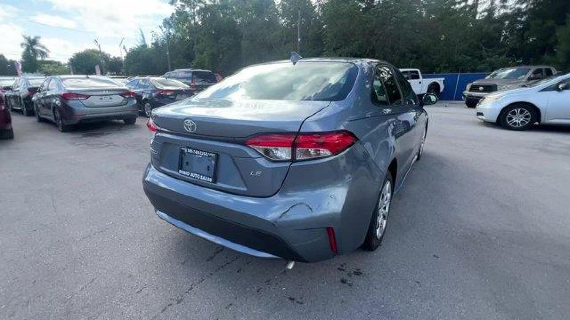 2020 Gray Toyota Corolla (JTDEPRAE6LJ) with an 4 1.8 L engine, Variable transmission, located at 27610 S Dixie Hwy, Homestead, FL, 33032, (305) 749-2348, 25.510241, -80.438301 - KBB.com 10 Coolest New Cars Under $20,000. Delivers 38 Highway MPG and 30 City MPG! This Toyota Corolla boasts a Regular Unleaded I-4 1.8 L/110 engine powering this Variable transmission. Wheels: 16 Wide Vent Steel, Wheels w/Full Wheel Covers, Variable Intermittent Wipers.*This Toyota Corolla Comes - Photo#3