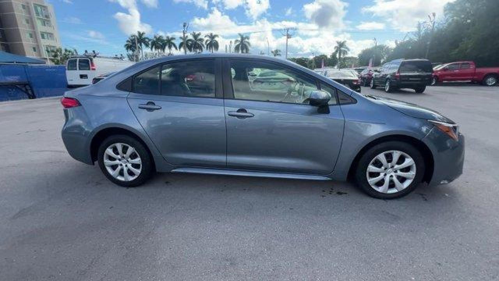 2020 Gray Toyota Corolla (JTDEPRAE6LJ) with an 4 1.8 L engine, Variable transmission, located at 27610 S Dixie Hwy, Homestead, FL, 33032, (305) 749-2348, 25.510241, -80.438301 - KBB.com 10 Coolest New Cars Under $20,000. Delivers 38 Highway MPG and 30 City MPG! This Toyota Corolla boasts a Regular Unleaded I-4 1.8 L/110 engine powering this Variable transmission. Wheels: 16 Wide Vent Steel, Wheels w/Full Wheel Covers, Variable Intermittent Wipers.*This Toyota Corolla Comes - Photo#4