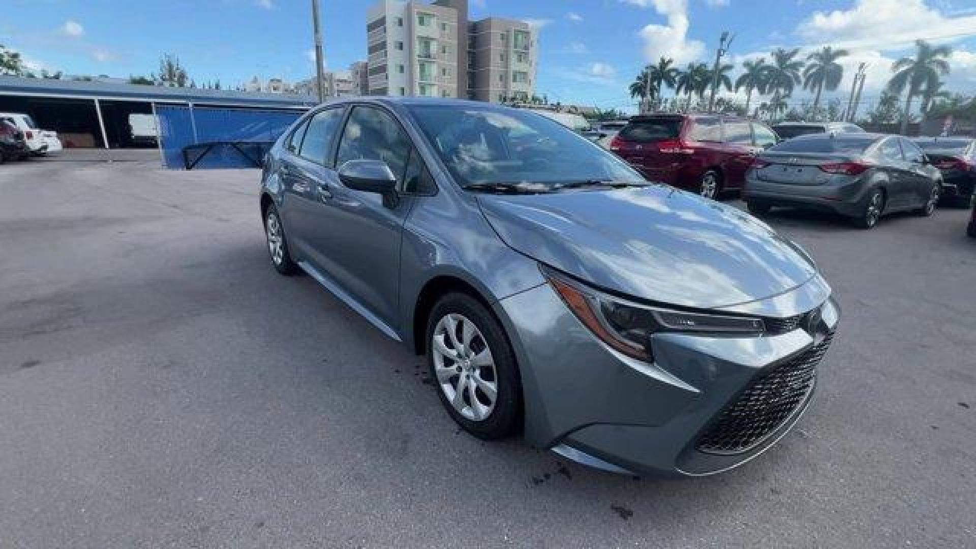 2020 Gray Toyota Corolla (JTDEPRAE6LJ) with an 4 1.8 L engine, Variable transmission, located at 27610 S Dixie Hwy, Homestead, FL, 33032, (305) 749-2348, 25.510241, -80.438301 - KBB.com 10 Coolest New Cars Under $20,000. Delivers 38 Highway MPG and 30 City MPG! This Toyota Corolla boasts a Regular Unleaded I-4 1.8 L/110 engine powering this Variable transmission. Wheels: 16 Wide Vent Steel, Wheels w/Full Wheel Covers, Variable Intermittent Wipers.*This Toyota Corolla Comes - Photo#5