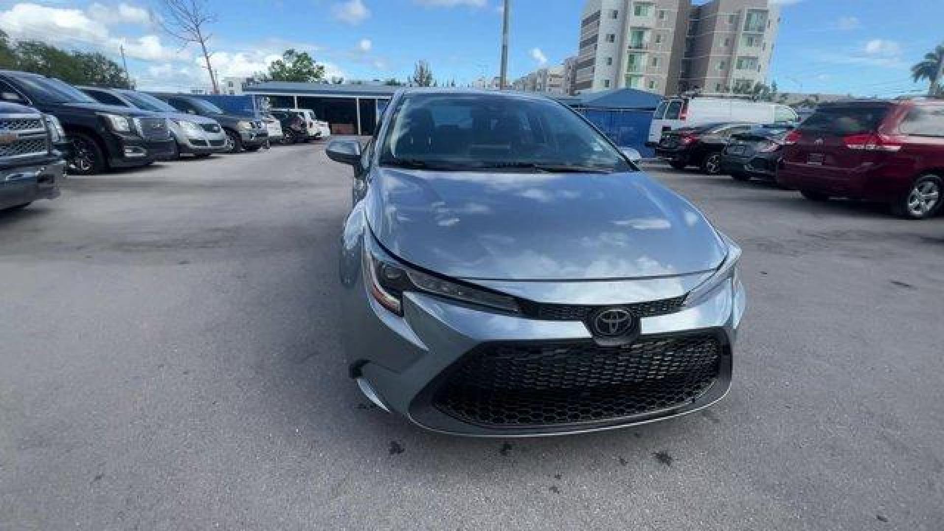 2020 Gray Toyota Corolla (JTDEPRAE6LJ) with an 4 1.8 L engine, Variable transmission, located at 27610 S Dixie Hwy, Homestead, FL, 33032, (305) 749-2348, 25.510241, -80.438301 - KBB.com 10 Coolest New Cars Under $20,000. Delivers 38 Highway MPG and 30 City MPG! This Toyota Corolla boasts a Regular Unleaded I-4 1.8 L/110 engine powering this Variable transmission. Wheels: 16 Wide Vent Steel, Wheels w/Full Wheel Covers, Variable Intermittent Wipers.*This Toyota Corolla Comes - Photo#6