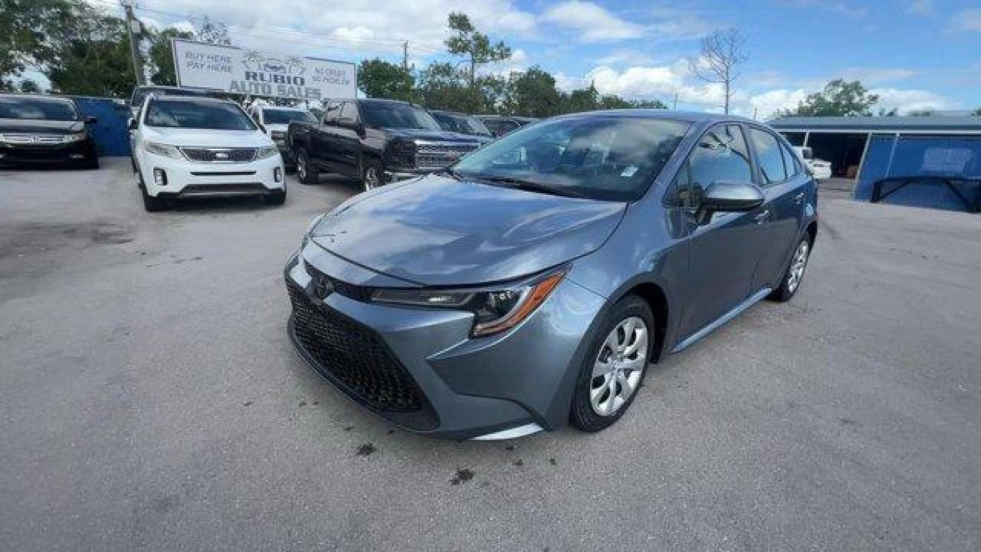 2020 Gray Toyota Corolla (JTDEPRAE6LJ) with an 4 1.8 L engine, Variable transmission, located at 27610 S Dixie Hwy, Homestead, FL, 33032, (305) 749-2348, 25.510241, -80.438301 - KBB.com 10 Coolest New Cars Under $20,000. Delivers 38 Highway MPG and 30 City MPG! This Toyota Corolla boasts a Regular Unleaded I-4 1.8 L/110 engine powering this Variable transmission. Wheels: 16 Wide Vent Steel, Wheels w/Full Wheel Covers, Variable Intermittent Wipers.*This Toyota Corolla Comes - Photo#7