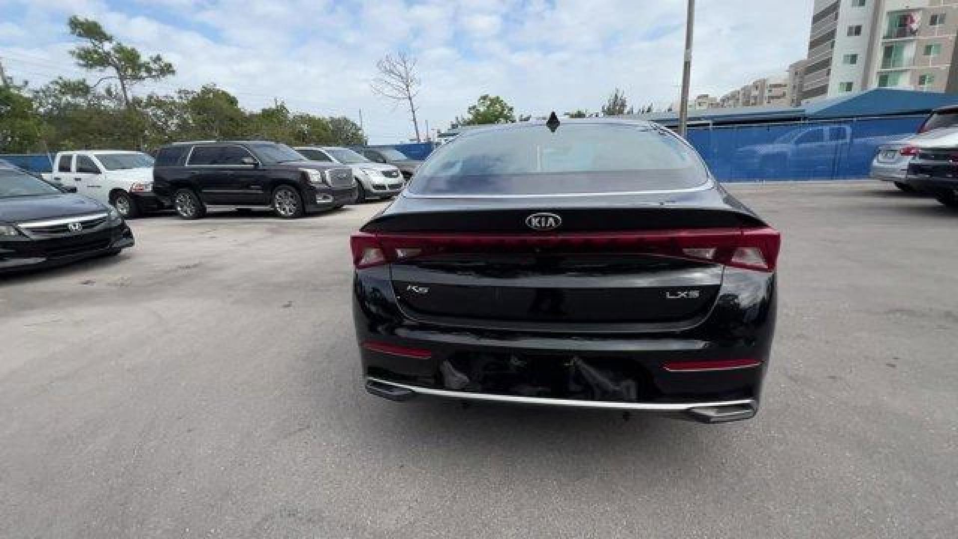 2021 Ebony Black /Black Kia K5 (5XXG14J28MG) with an 4 1.6 L engine, Automatic transmission, located at 27610 S Dixie Hwy, Homestead, FL, 33032, (305) 749-2348, 25.510241, -80.438301 - Delivers 37 Highway MPG and 27 City MPG! This Kia K5 delivers a Intercooled Turbo Regular Unleaded I-4 1.6 L/98 engine powering this Automatic transmission. EBONY BLACK, CARPETED FLOOR MATS, BLACK, CLOTH SEAT TRIM.*This Kia K5 Comes Equipped with These Options *Window Grid Antenna, Wheels: 6.5J x 16 - Photo#3