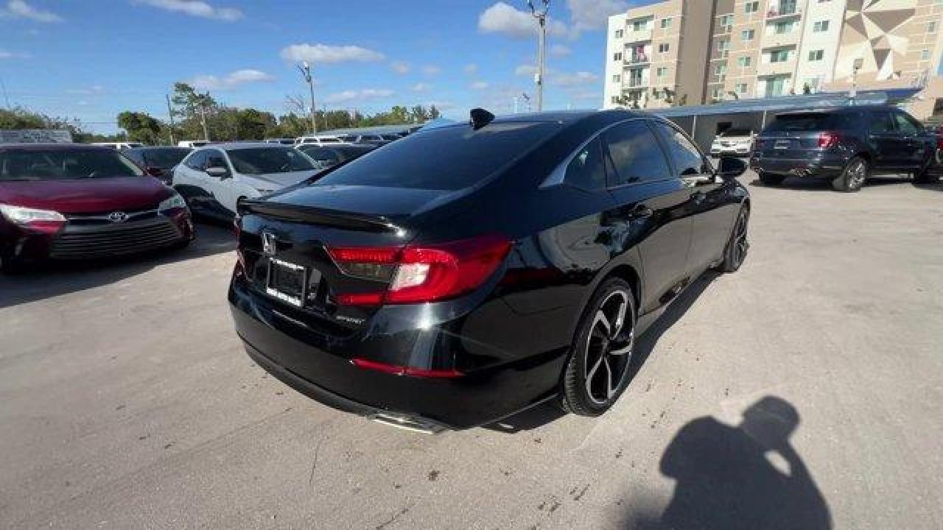 2018 Black Honda Accord Sedan (1HGCV1F32JA) with an 4 1.5 L engine, Variable transmission, located at 27610 S Dixie Hwy, Homestead, FL, 33032, (305) 749-2348, 25.510241, -80.438301 - ALG Residual Value Awards, Residual Value Awards. Only 39,018 Miles! Scores 35 Highway MPG and 29 City MPG! This Honda Accord Sedan boasts a Intercooled Turbo Regular Unleaded I-4 1.5 L/91 engine powering this Variable transmission. Wheels: 19 Machine-Finished Alloy w/Black Inserts, VSA Electronic S - Photo#4