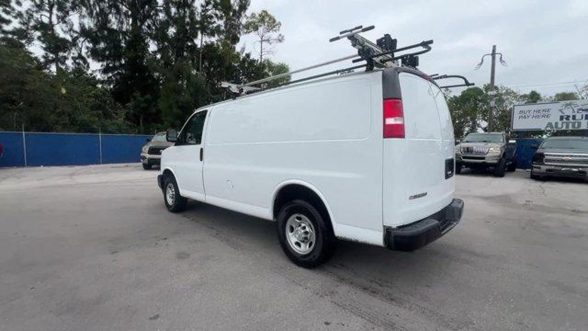 2018 Summit White /Medium Pewter Chevrolet Express Cargo Van (1GCWGAFP4J1) with an 6 4.3L engine, Automatic transmission, located at 27610 S Dixie Hwy, Homestead, FL, 33032, (305) 749-2348, 25.510241, -80.438301 - KBB.com 10 Most Awarded Brands. This Chevrolet Express Cargo Van boasts a Gas V6 4.3L/ engine powering this Automatic transmission. VISORS, DRIVER AND FRONT PASSENGER vinyl in lieu of standard cloth, TRANSMISSION, 8-SPEED AUTOMATIC, ELECTRONICALLY CONTROLLED with overdrive and tow/haul mode, include - Photo#2