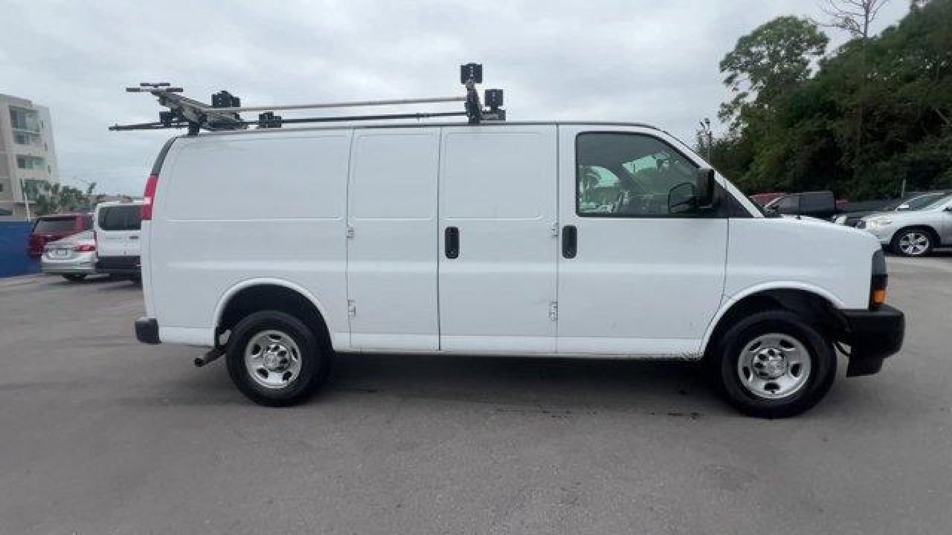 2018 Summit White /Medium Pewter Chevrolet Express Cargo Van (1GCWGAFP4J1) with an 6 4.3L engine, Automatic transmission, located at 27610 S Dixie Hwy, Homestead, FL, 33032, (305) 749-2348, 25.510241, -80.438301 - KBB.com 10 Most Awarded Brands. This Chevrolet Express Cargo Van boasts a Gas V6 4.3L/ engine powering this Automatic transmission. VISORS, DRIVER AND FRONT PASSENGER vinyl in lieu of standard cloth, TRANSMISSION, 8-SPEED AUTOMATIC, ELECTRONICALLY CONTROLLED with overdrive and tow/haul mode, include - Photo#5