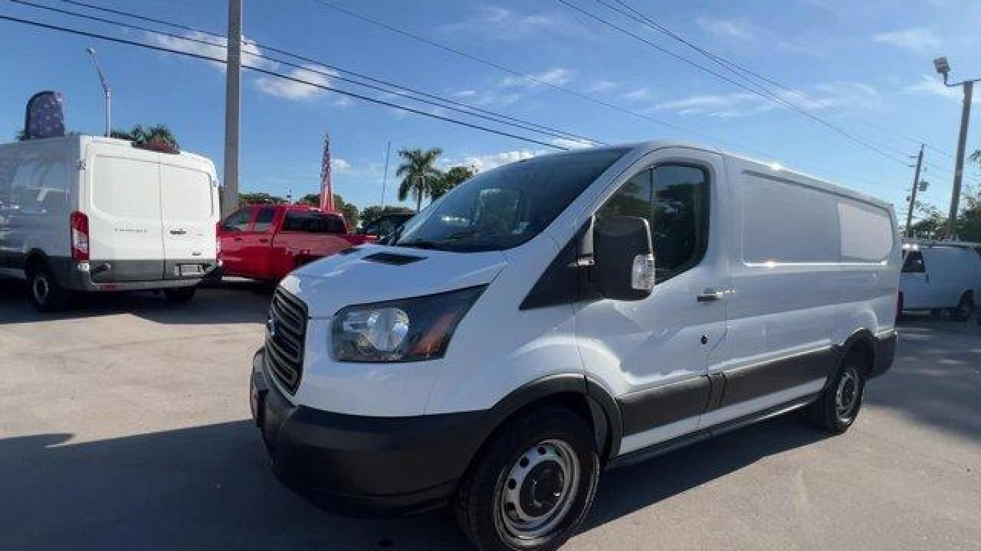 2016 White Ford Transit Cargo Van (1FTYE1YM9GK) with an 6 3.7 L engine, Automatic transmission, located at 27610 S Dixie Hwy, Homestead, FL, 33032, (305) 749-2348, 25.510241, -80.438301 - KBB.com Brand Image Awards. This Ford Transit Cargo Van boasts a Regular Unleaded V-6 3.7 L/228 engine powering this Automatic transmission. Wheels: 16 Steel w/Black Hubcaps, Vinyl Front Bucket Seats -inc: adjustable headrests, Variable Intermittent Wipers.* This Ford Transit Cargo Van Features the - Photo#0