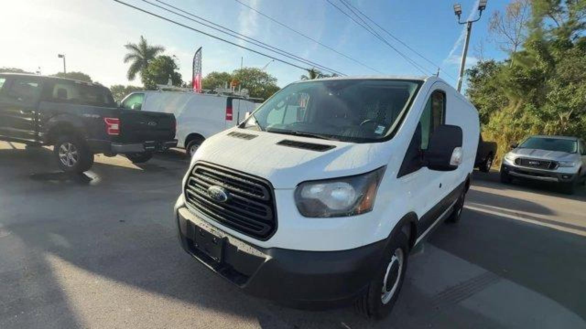 2019 White Ford Transit Van (1FTYE1YM6KK) with an 6 3.7 L engine, Automatic transmission, located at 27610 S Dixie Hwy, Homestead, FL, 33032, (305) 749-2348, 25.510241, -80.438301 - This Ford Transit Van boasts a Regular Unleaded V-6 3.7 L/228 engine powering this Automatic transmission. ENGINE: 3.7L TI-VCT V6 W/98F -inc: SEIC capability, Wheels: 16 Steel w/Black Center Hubcap, Wheels w/Silver Accents.*This Ford Transit Van Comes Equipped with These Options *Vinyl Front Bucket - Photo#0