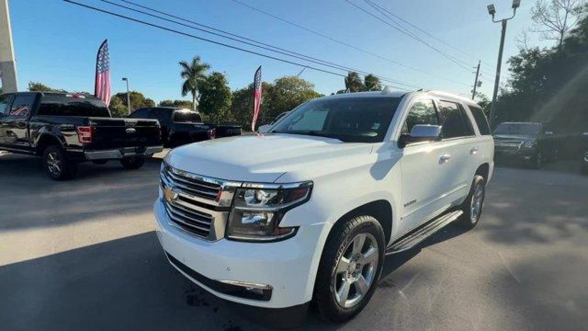 2019 Summit White /Jet Black Chevrolet Tahoe (1GNSCCKC6KR) with an 8 5.3L engine, Automatic transmission, located at 27610 S Dixie Hwy, Homestead, FL, 33032, (305) 749-2348, 25.510241, -80.438301 - KBB.com Best Resale Value Awards. Delivers 22 Highway MPG and 15 City MPG! This Chevrolet Tahoe boasts a Gas/Ethanol V8 5.3L/ engine powering this Automatic transmission. WHEELS, 20 X 9 (50.8 CM X 22.9 CM) POLISHED-ALUMINUM (STD), TRANSMISSION, 6-SPEED AUTOMATIC, ELECTRONICALLY CONTROLLED with overd - Photo#0