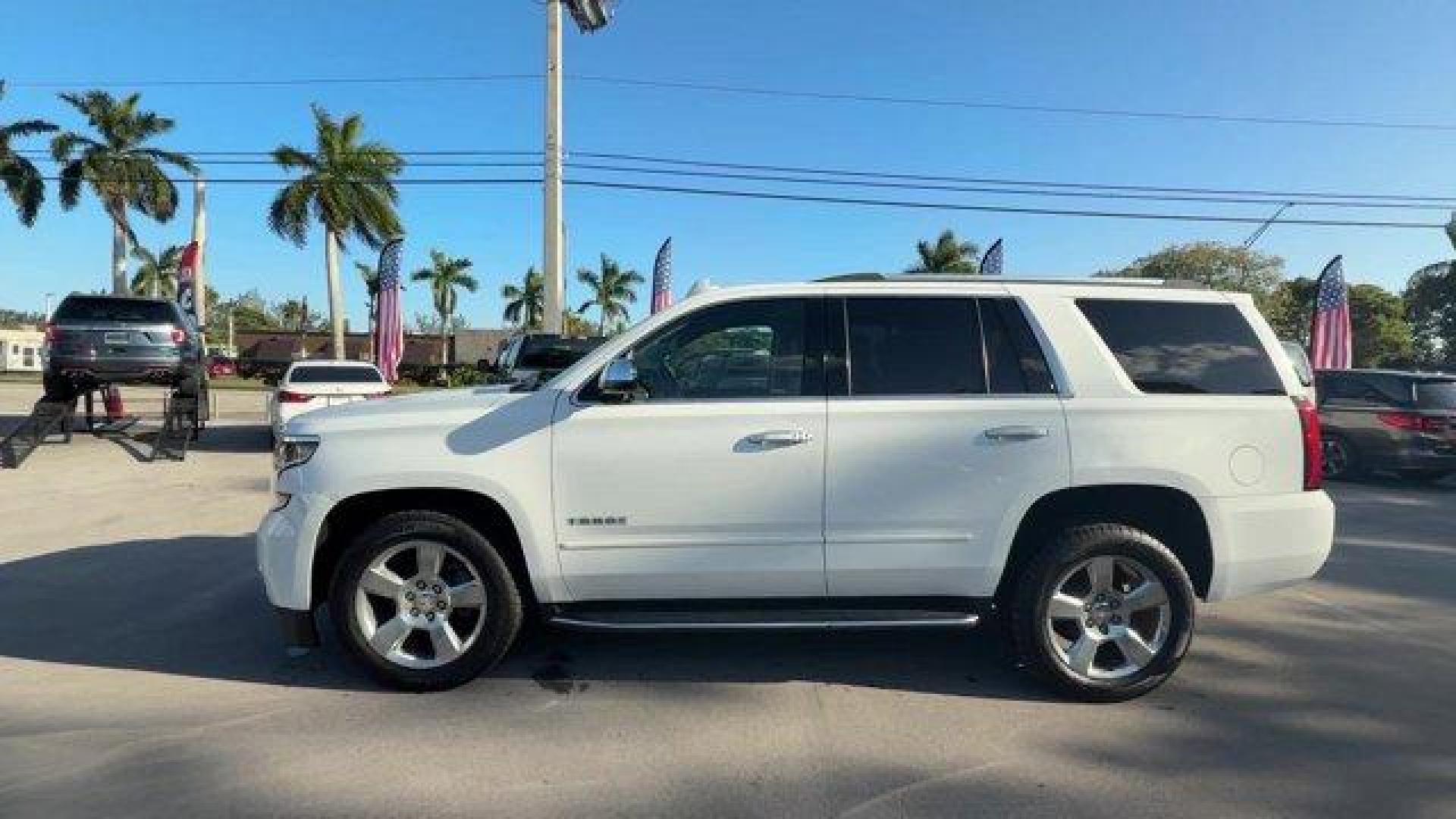 2019 Summit White /Jet Black Chevrolet Tahoe (1GNSCCKC6KR) with an 8 5.3L engine, Automatic transmission, located at 27610 S Dixie Hwy, Homestead, FL, 33032, (305) 749-2348, 25.510241, -80.438301 - KBB.com Best Resale Value Awards. Delivers 22 Highway MPG and 15 City MPG! This Chevrolet Tahoe boasts a Gas/Ethanol V8 5.3L/ engine powering this Automatic transmission. WHEELS, 20 X 9 (50.8 CM X 22.9 CM) POLISHED-ALUMINUM (STD), TRANSMISSION, 6-SPEED AUTOMATIC, ELECTRONICALLY CONTROLLED with overd - Photo#1