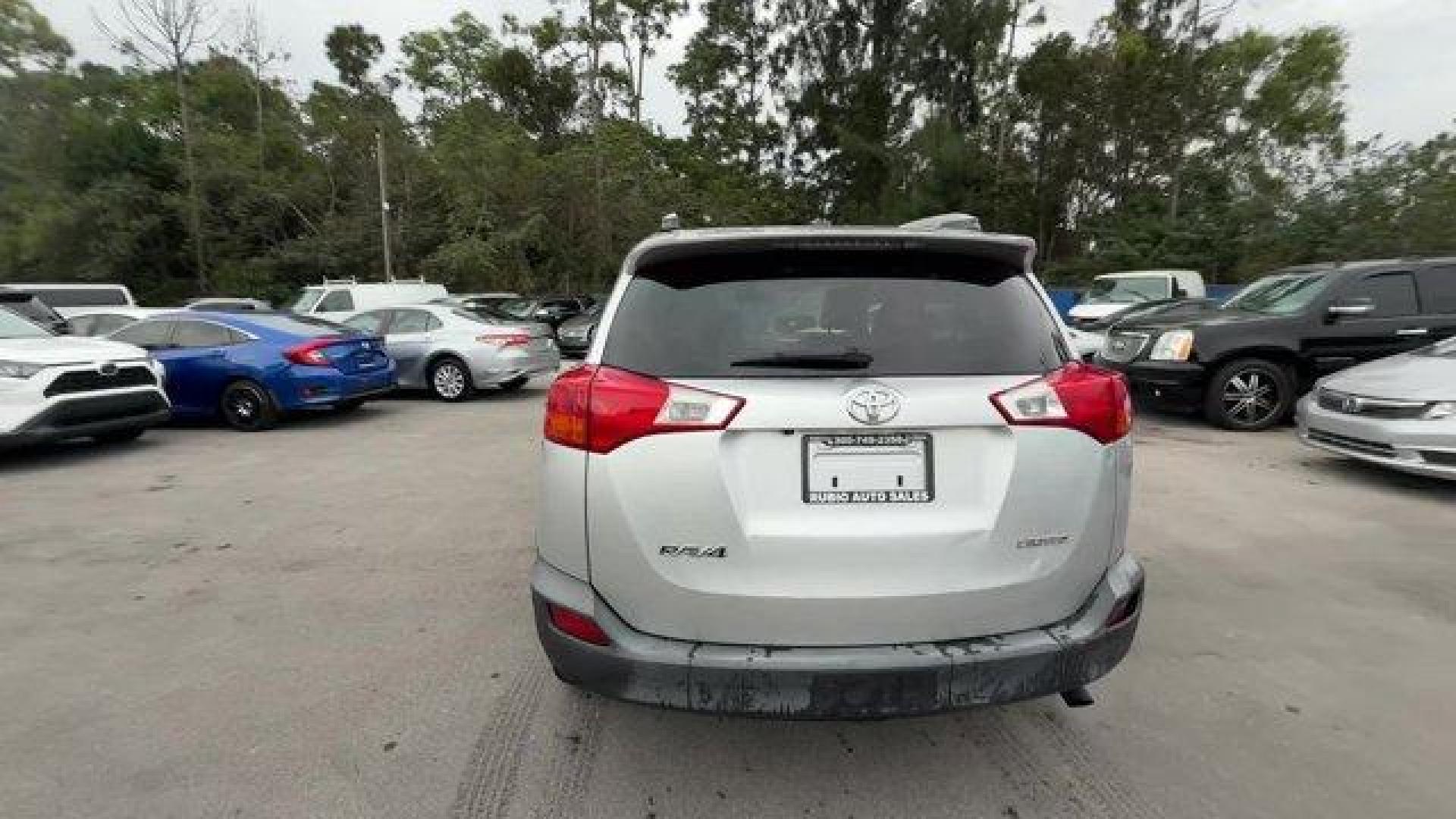 2013 Silver Toyota RAV4 (2T3YFREV4DW) with an 4 2.5L engine, Automatic transmission, located at 27610 S Dixie Hwy, Homestead, FL, 33032, (305) 749-2348, 25.510241, -80.438301 - IIHS Top Safety Pick. Only 132,616 Miles! Scores 31 Highway MPG and 24 City MPG! This Toyota RAV4 delivers a Gas I4 2.5L/152 engine powering this Automatic transmission. Washer linked variable intermittent windshield wiper, Traction control (TRAC), Tire pressure warning system.* This Toyota RAV4 Fea - Photo#3