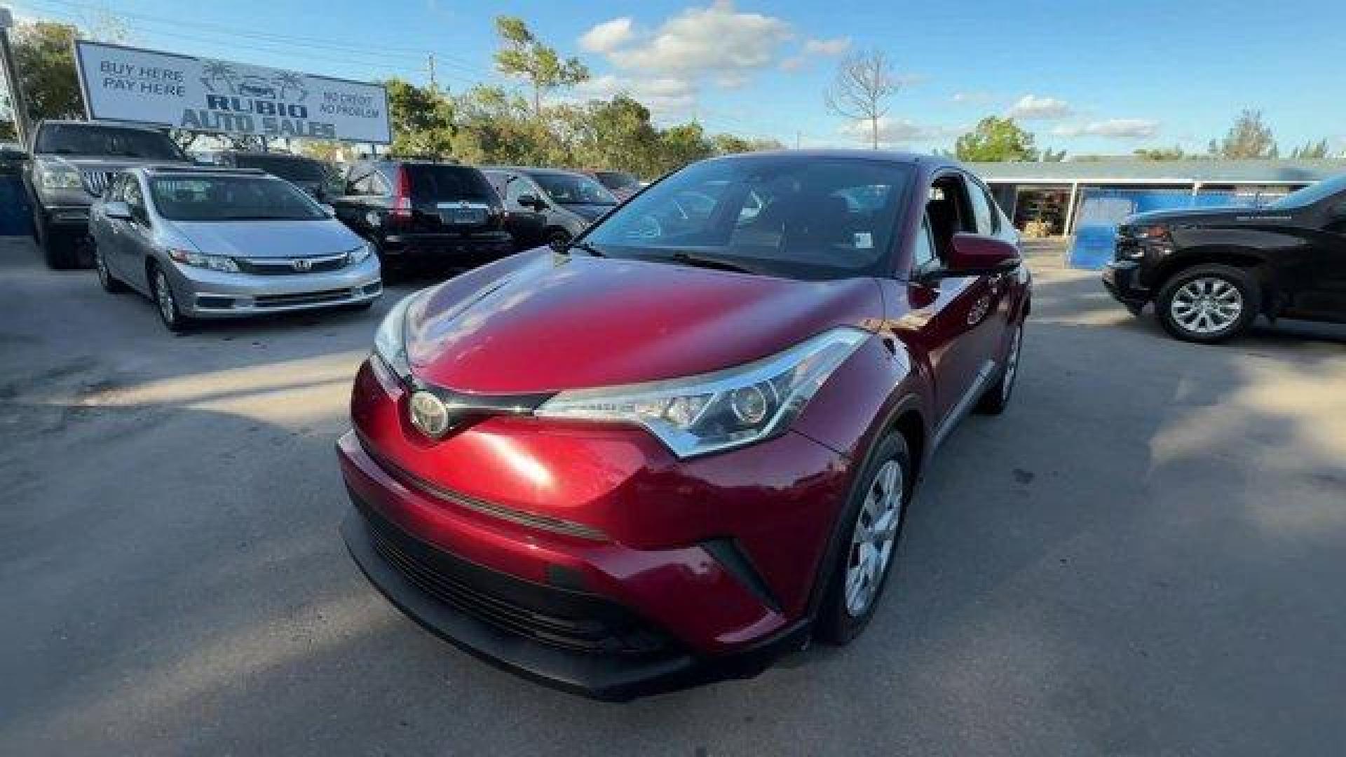 2019 Red Toyota C-HR (NMTKHMBX9KR) with an 4 2.0 L engine, Variable transmission, located at 27610 S Dixie Hwy, Homestead, FL, 33032, (305) 749-2348, 25.510241, -80.438301 - KBB.com Brand Image Awards. Delivers 31 Highway MPG and 27 City MPG! This Toyota C-HR delivers a Regular Unleaded I-4 2.0 L/121 engine powering this Variable transmission. Wing Spoiler, VSC Electronic Stability Control (ESC), Variable Intermittent Wipers.* This Toyota C-HR Features the Following Opt - Photo#7