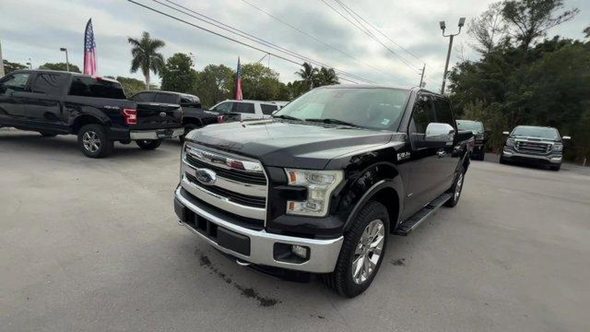 2016 Black Ford F-150 (1FTEW1EG6GK) with an 6 3.5 L engine, Automatic transmission, located at 27610 S Dixie Hwy, Homestead, FL, 33032, (305) 749-2348, 25.510241, -80.438301 - KBB.com Brand Image Awards. Boasts 22 Highway MPG and 16 City MPG! This Ford F-150 delivers a Ecoboost 3.5L V6 engine powering this Automatic transmission. Transmission: Electronic 6-Speed Automatic -inc: tow/haul mode, Trailer Wiring Harness, Tire Specific Low Tire Pressure Warning.*This Ford F-150 - Photo#0