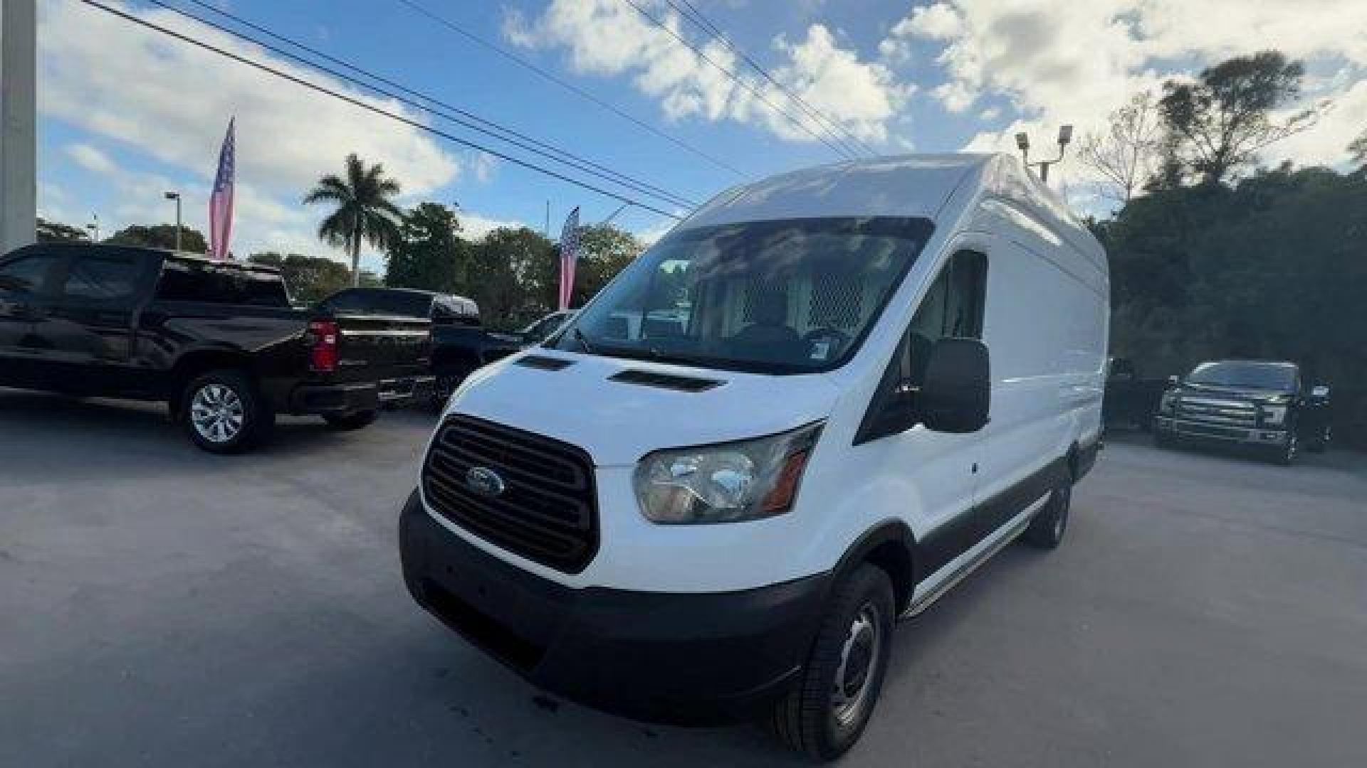 2018 White Ford Transit Van (1FTYR3XM4JK) with an 6 3.7 L engine, Automatic transmission, located at 27610 S Dixie Hwy, Homestead, FL, 33032, (305) 749-2348, 25.510241, -80.438301 - KBB.com Brand Image Awards. This Ford Transit Van boasts a Regular Unleaded V-6 3.7 L/228 engine powering this Automatic transmission. ENGINE: 3.7L TI-VCT V6 W/98F -inc: SEIC capability, Wheels: 16 Steel w/Black Center Hubcap, Wheels w/Silver Accents.*This Ford Transit Van Comes Equipped with These - Photo#0