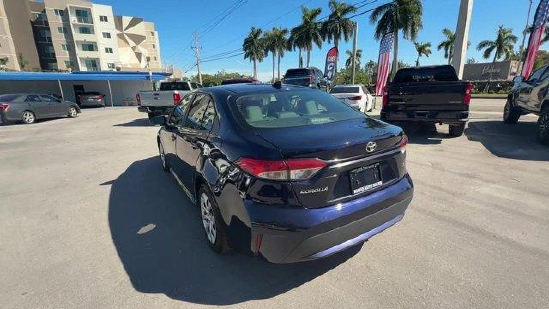 2021 Blue Toyota Corolla (5YFEPMAE9MP) with an 4 1.8 L engine, Variable transmission, located at 27610 S Dixie Hwy, Homestead, FL, 33032, (305) 749-2348, 25.510241, -80.438301 - Only 46,270 Miles! Boasts 38 Highway MPG and 30 City MPG! This Toyota Corolla boasts a Regular Unleaded I-4 1.8 L/110 engine powering this Variable transmission. Wheels: 16 Wide Vent Steel, Wheels w/Full Wheel Covers, Variable Intermittent Wipers.* This Toyota Corolla Features the Following Options - Photo#2