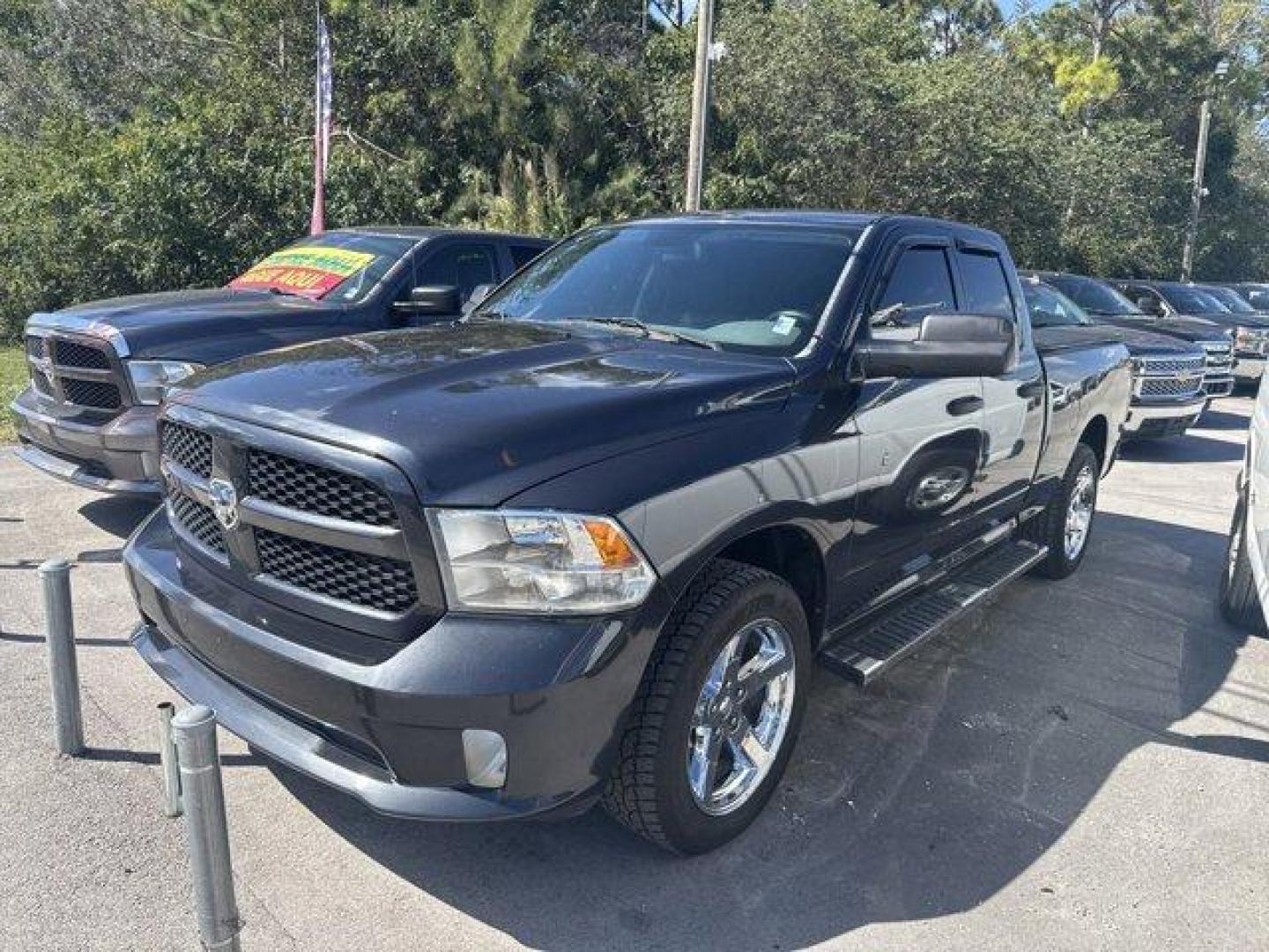 2014 Maximum Steel Metallic Clearcoat /Diesel Gray/Black Ram 1500 (1C6RR7FT7ES) with an 8 5.7 L engine, Automatic transmission, located at 27610 S Dixie Hwy, Homestead, FL, 33032, (305) 749-2348, 25.510241, -80.438301 - Delivers 21 Highway MPG and 15 City MPG! This Ram 1500 boasts a Regular Unleaded V-8 5.7 L/345 engine powering this Automatic transmission. WHEELS: 20 X 9 CHROME CLAD ALUMINUM -inc: Locking Lug Nuts, Tires: P275/60R20 OWL AS, TRANSMISSION: 8-SPEED AUTOMATIC (8HP70), TRAILER TOW MIRRORS and BRAKE G - Photo#8