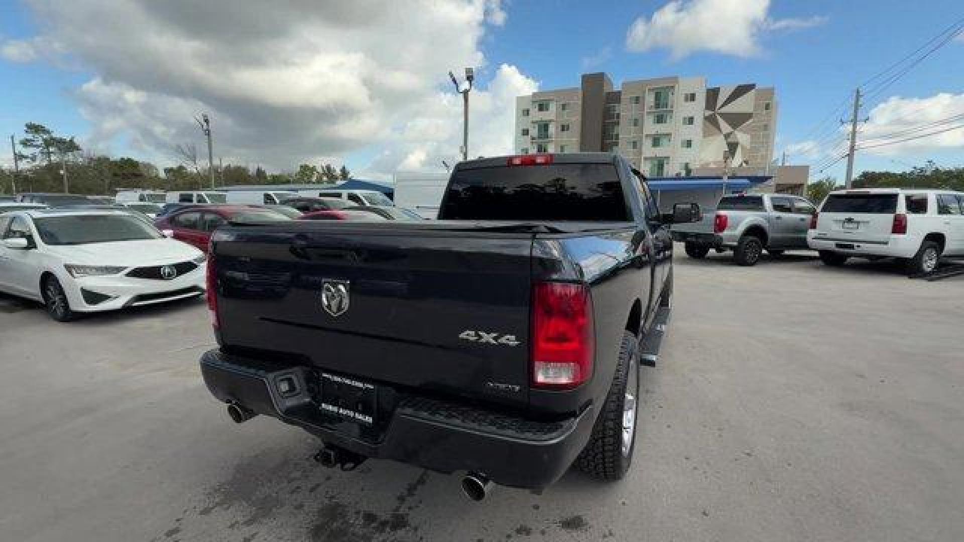 2014 Maximum Steel Metallic Clearcoat /Diesel Gray/Black Ram 1500 (1C6RR7FT7ES) with an 8 5.7 L engine, Automatic transmission, located at 27610 S Dixie Hwy, Homestead, FL, 33032, (305) 749-2348, 25.510241, -80.438301 - Delivers 21 Highway MPG and 15 City MPG! This Ram 1500 boasts a Regular Unleaded V-8 5.7 L/345 engine powering this Automatic transmission. WHEELS: 20 X 9 CHROME CLAD ALUMINUM -inc: Locking Lug Nuts, Tires: P275/60R20 OWL AS, TRANSMISSION: 8-SPEED AUTOMATIC (8HP70), TRAILER TOW MIRRORS and BRAKE G - Photo#4