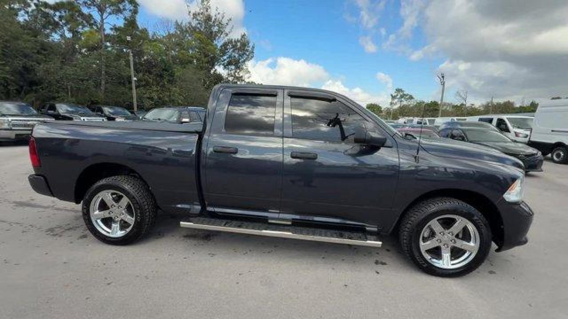 2014 Maximum Steel Metallic Clearcoat /Diesel Gray/Black Ram 1500 (1C6RR7FT7ES) with an 8 5.7 L engine, Automatic transmission, located at 27610 S Dixie Hwy, Homestead, FL, 33032, (305) 749-2348, 25.510241, -80.438301 - Delivers 21 Highway MPG and 15 City MPG! This Ram 1500 boasts a Regular Unleaded V-8 5.7 L/345 engine powering this Automatic transmission. WHEELS: 20 X 9 CHROME CLAD ALUMINUM -inc: Locking Lug Nuts, Tires: P275/60R20 OWL AS, TRANSMISSION: 8-SPEED AUTOMATIC (8HP70), TRAILER TOW MIRRORS and BRAKE G - Photo#5