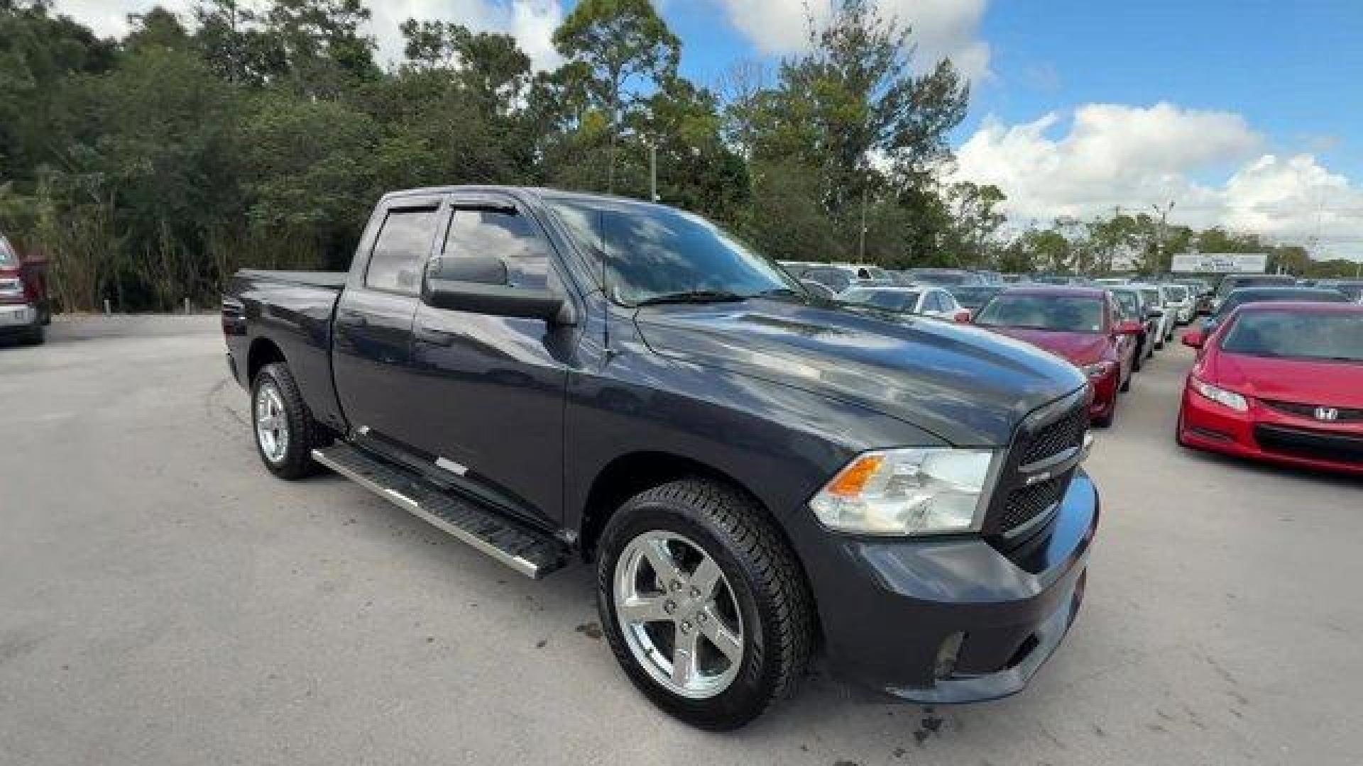 2014 Maximum Steel Metallic Clearcoat /Diesel Gray/Black Ram 1500 (1C6RR7FT7ES) with an 8 5.7 L engine, Automatic transmission, located at 27610 S Dixie Hwy, Homestead, FL, 33032, (305) 749-2348, 25.510241, -80.438301 - Delivers 21 Highway MPG and 15 City MPG! This Ram 1500 boasts a Regular Unleaded V-8 5.7 L/345 engine powering this Automatic transmission. WHEELS: 20 X 9 CHROME CLAD ALUMINUM -inc: Locking Lug Nuts, Tires: P275/60R20 OWL AS, TRANSMISSION: 8-SPEED AUTOMATIC (8HP70), TRAILER TOW MIRRORS and BRAKE G - Photo#6