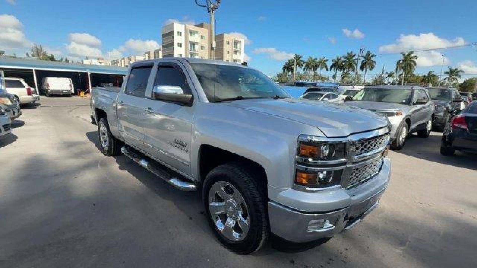 2014 Silver Ice Metallic /Jet Black Chevrolet Silverado 1500 (3GCPCSEC9EG) with an 8 5.3L engine, Automatic transmission, located at 27610 S Dixie Hwy, Homestead, FL, 33032, (305) 749-2348, 25.510241, -80.438301 - NACTOY 2014 North American Truck of the Year. Only 82,803 Miles! Scores 23 Highway MPG and 16 City MPG! This Chevrolet Silverado 1500 delivers a Gas/Ethanol V8 5.3L/325 engine powering this Automatic transmission. WHEELS, 20 X 9 (50.8 CM X 22.9 CM) CHROME, TRANSMISSION, 6-SPEED AUTOMATIC, ELECTRONIC - Photo#6