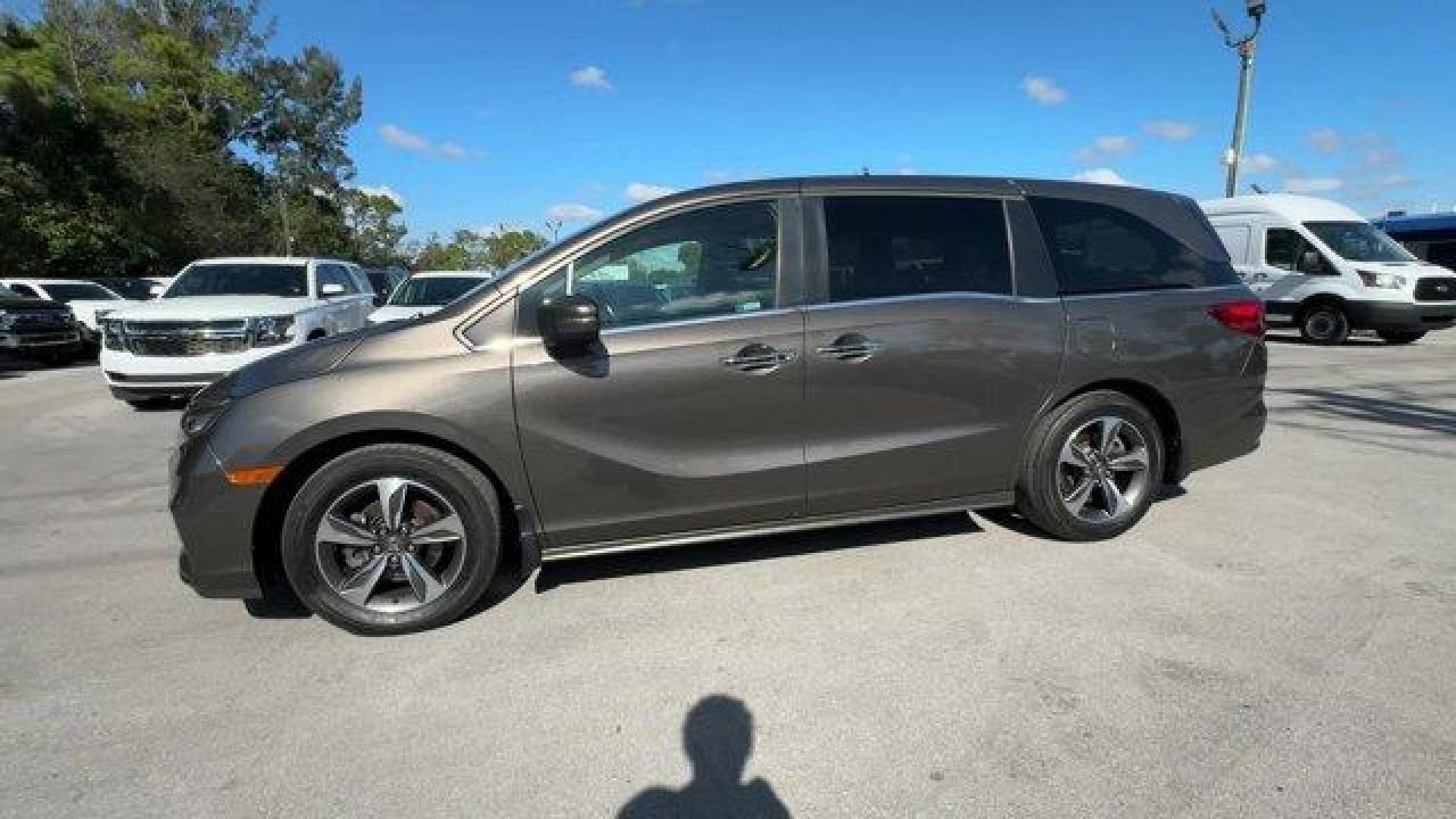 2020 Gray Honda Odyssey (5FNRL6H89LB) with an 6 3.5 L engine, Automatic transmission, located at 27610 S Dixie Hwy, Homestead, FL, 33032, (305) 749-2348, 25.510241, -80.438301 - ALG Residual Value Awards, Residual Value Awards. Delivers 28 Highway MPG and 19 City MPG! This Honda Odyssey boasts a Regular Unleaded V-6 3.5 L/212 engine powering this Automatic transmission. Wheels: 18 Machine-Finished Alloy -inc: dark gray insert, VSA Electronic Stability Control (ESC), Vinyl D - Photo#1