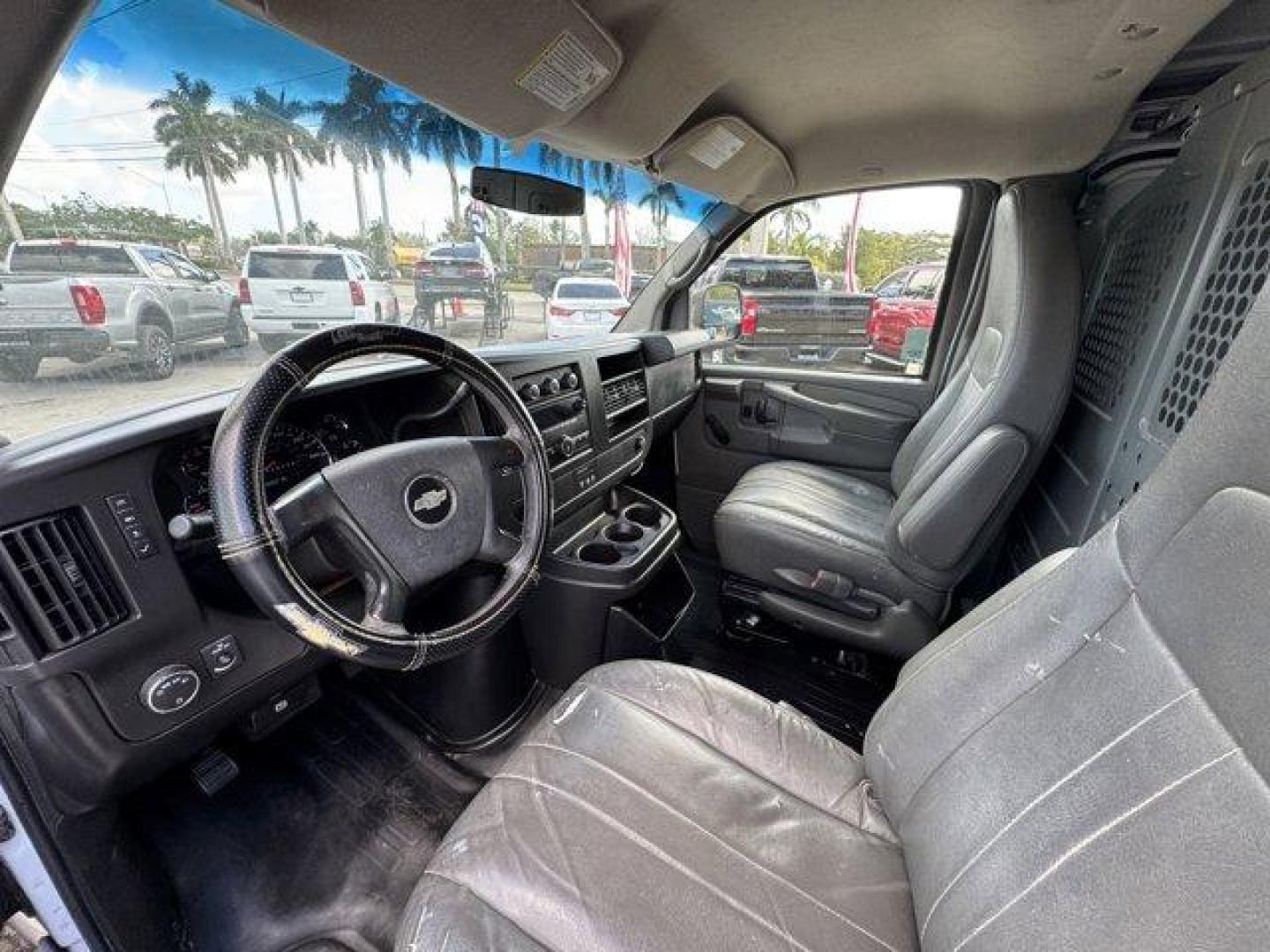 2013 Summit White /Medium Pewter Chevrolet Express Cargo Van (1GCSGAFX1D1) with an 6 4.3L engine, Automatic transmission, located at 27610 S Dixie Hwy, Homestead, FL, 33032, (305) 749-2348, 25.510241, -80.438301 - Delivers 20 Highway MPG and 15 City MPG! This Chevrolet Express Cargo Van delivers a Gas V6 4.3L/262 engine powering this Automatic transmission. TRANSMISSION, 4-SPEED AUTOMATIC, ELECTRONICALLY CONTROLLED with overdrive, tow/haul mode and internal transmission oil cooler (STD), TIRE, SPARE P245/70R1 - Photo#10