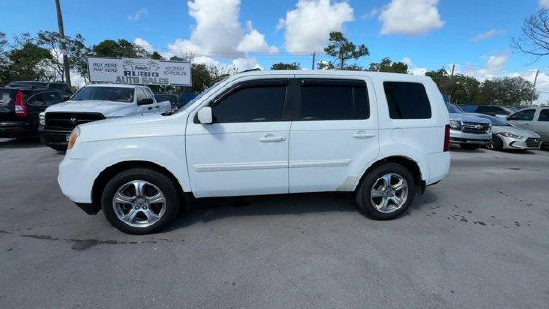 2014 White Honda Pilot (5FNYF3H57EB) with an 6 3.5 L engine, Automatic transmission, located at 27610 S Dixie Hwy, Homestead, FL, 33032, (305) 749-2348, 25.510241, -80.438301 - KBB.com 12 Best Family Cars. Boasts 25 Highway MPG and 18 City MPG! This Honda Pilot boasts a Regular Unleaded V-6 3.5 L/212 engine powering this Automatic transmission. XM Radio -inc: SiriusXM services require a subscription after any trial period, If you decide to continue your SiriusXM service at - Photo#1