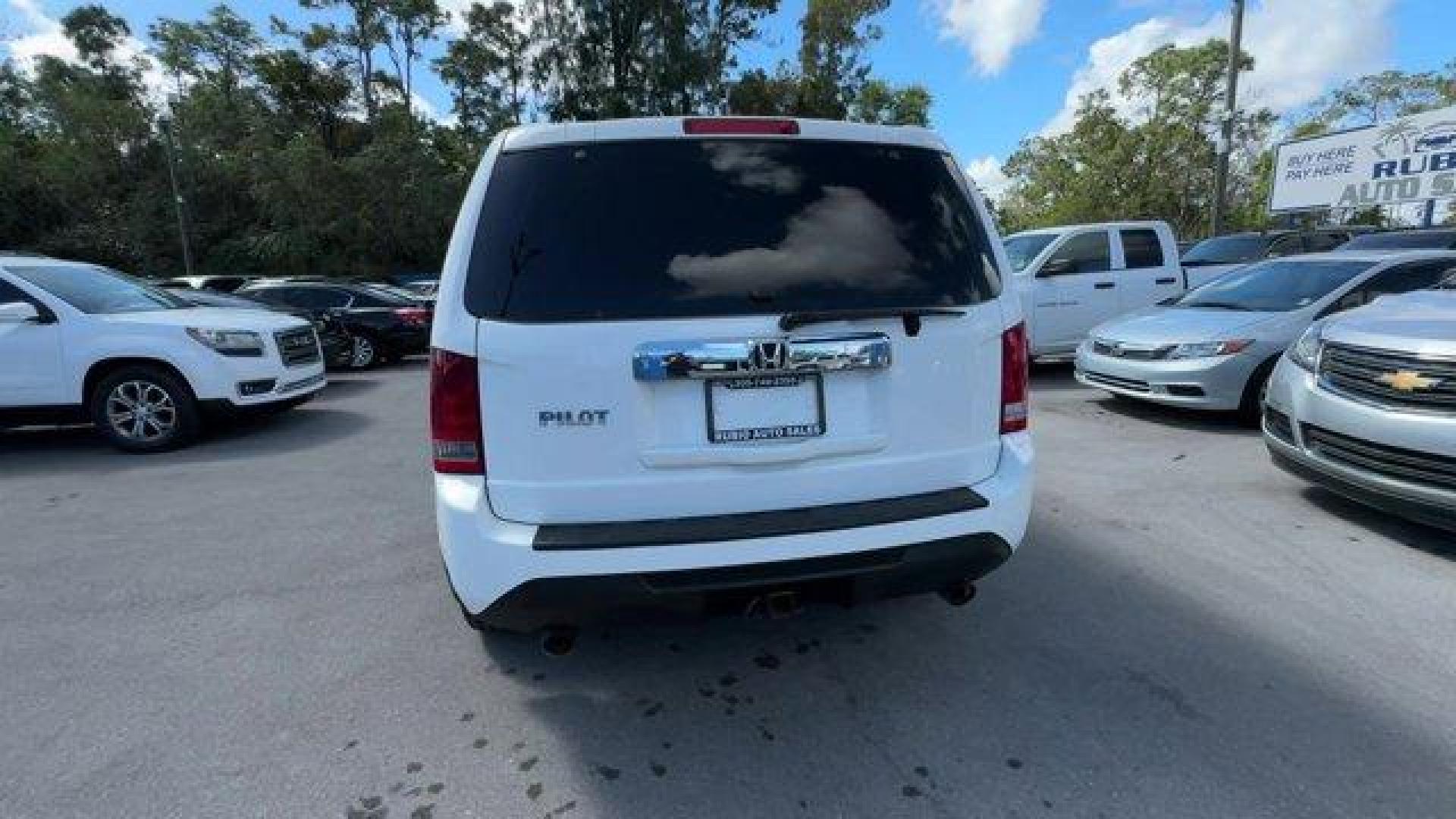 2014 White Honda Pilot (5FNYF3H57EB) with an 6 3.5 L engine, Automatic transmission, located at 27610 S Dixie Hwy, Homestead, FL, 33032, (305) 749-2348, 25.510241, -80.438301 - KBB.com 12 Best Family Cars. Boasts 25 Highway MPG and 18 City MPG! This Honda Pilot boasts a Regular Unleaded V-6 3.5 L/212 engine powering this Automatic transmission. XM Radio -inc: SiriusXM services require a subscription after any trial period, If you decide to continue your SiriusXM service at - Photo#3