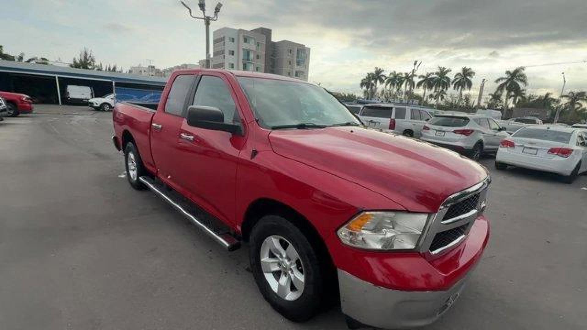 2017 Flame Red Clearcoat /Diesel Gray/Black Ram 1500 (1C6RR6GG5HS) with an 6 3.6 L engine, Automatic transmission, located at 27610 S Dixie Hwy, Homestead, FL, 33032, (305) 749-2348, 25.510241, -80.438301 - Boasts 25 Highway MPG and 17 City MPG! This Ram 1500 boasts a Regular Unleaded V-6 3.6 L/220 engine powering this Automatic transmission. WHEELS: 17 X 7 ALUMINUM (STD), WHEEL TO WHEEL SIDE STEPS, UNDER RAIL BOX BEDLINER.*This Ram 1500 Comes Equipped with These Options *QUICK ORDER PACKAGE 22G SLT -i - Photo#6