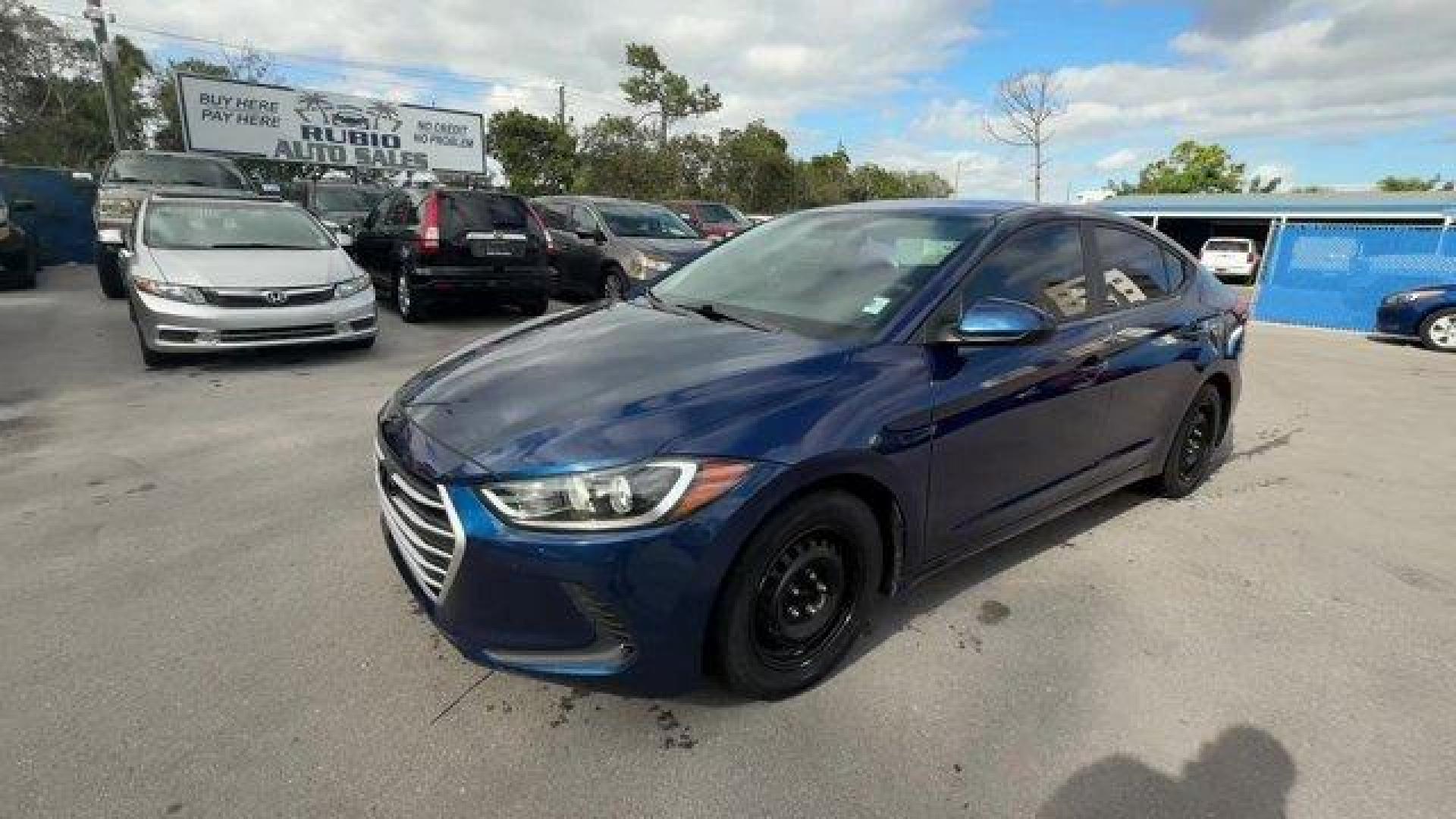 2017 Lakeside Blue /Gray Hyundai Elantra SE 6AT (5NPD74LF4HH) with an 4 2.0 L engine, Automatic transmission, located at 27610 S Dixie Hwy, Homestead, FL, 33032, (305) 749-2348, 25.510241, -80.438301 - IIHS Top Safety Pick+, Top Safety Pick+. Boasts 38 Highway MPG and 29 City MPG! This Hyundai Elantra delivers a Regular Unleaded I-4 2.0 L/122 engine powering this Automatic transmission. REVERSIBLE CARGO TRAY, LAKESIDE BLUE, GRAY, PREMIUM CLOTH SEAT TRIM.*This Hyundai Elantra Comes Equipped with Th - Photo#0