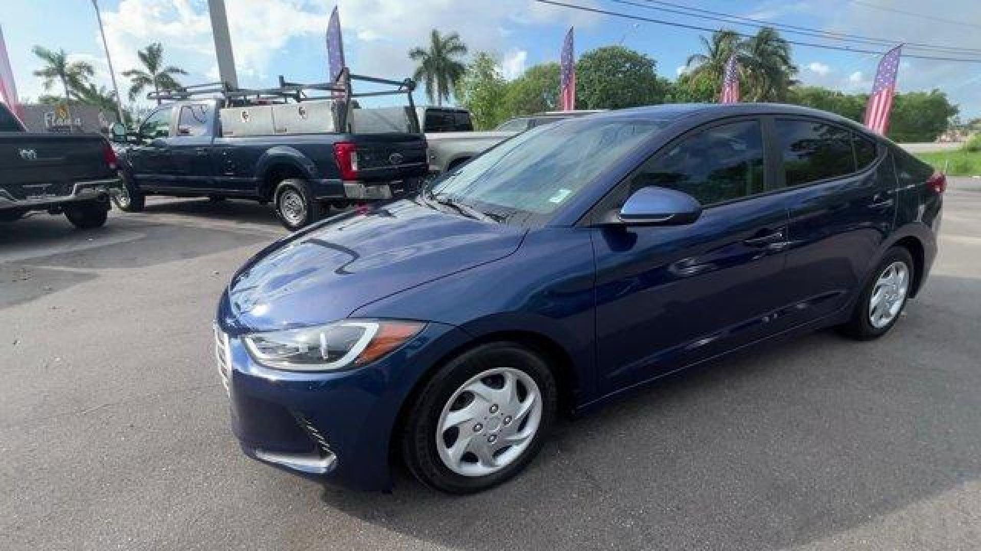 2017 Lakeside Blue /Gray Hyundai Elantra SE 6AT (5NPD74LF4HH) with an 4 2.0 L engine, Automatic transmission, located at 27610 S Dixie Hwy, Homestead, FL, 33032, (305) 749-2348, 25.510241, -80.438301 - IIHS Top Safety Pick+, Top Safety Pick+. Boasts 38 Highway MPG and 29 City MPG! This Hyundai Elantra delivers a Regular Unleaded I-4 2.0 L/122 engine powering this Automatic transmission. REVERSIBLE CARGO TRAY, LAKESIDE BLUE, GRAY, PREMIUM CLOTH SEAT TRIM.*This Hyundai Elantra Comes Equipped with Th - Photo#0