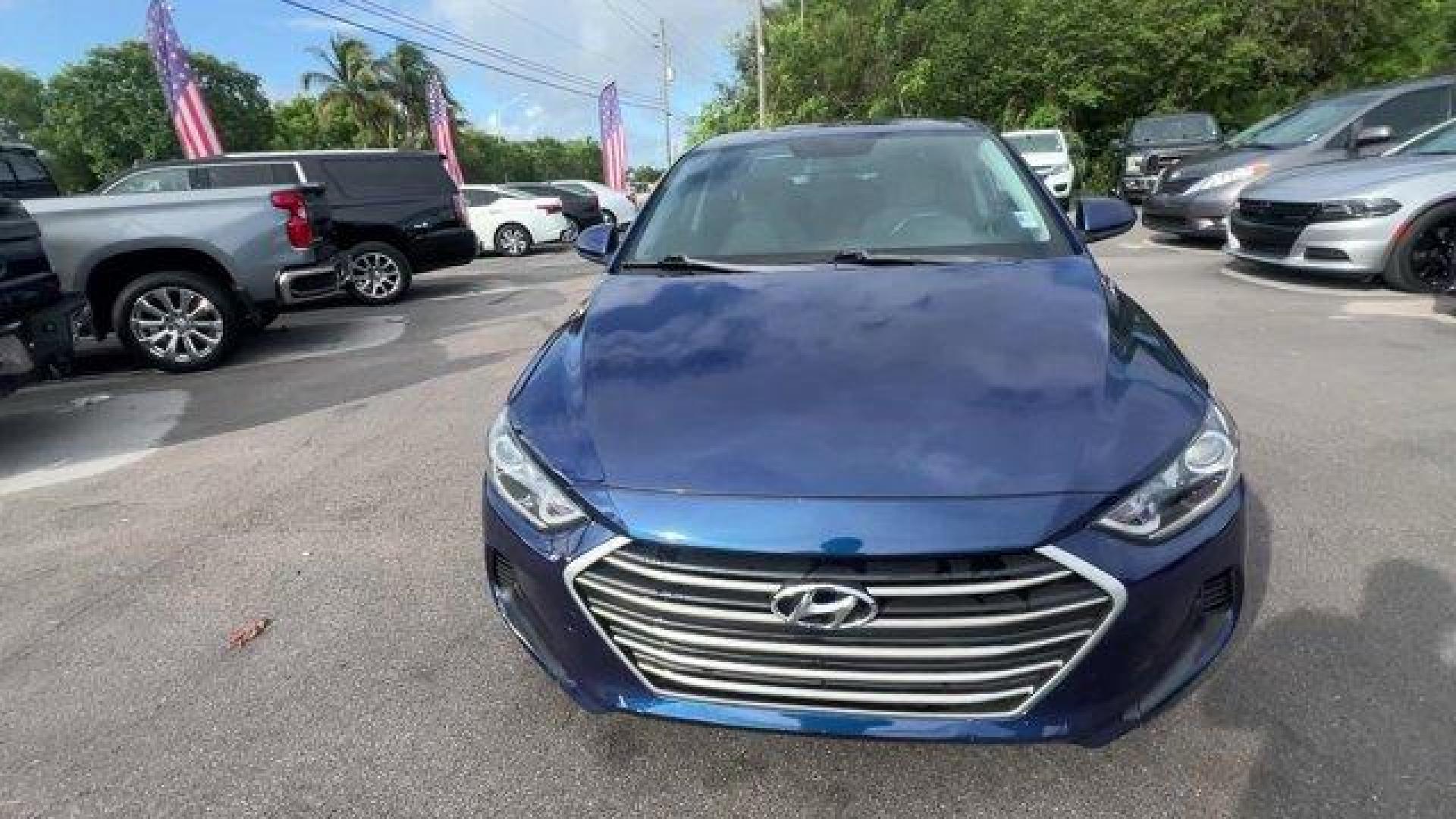 2017 Lakeside Blue /Gray Hyundai Elantra SE 6AT (5NPD74LF4HH) with an 4 2.0 L engine, Automatic transmission, located at 27610 S Dixie Hwy, Homestead, FL, 33032, (305) 749-2348, 25.510241, -80.438301 - IIHS Top Safety Pick+, Top Safety Pick+. Boasts 38 Highway MPG and 29 City MPG! This Hyundai Elantra delivers a Regular Unleaded I-4 2.0 L/122 engine powering this Automatic transmission. REVERSIBLE CARGO TRAY, LAKESIDE BLUE, GRAY, PREMIUM CLOTH SEAT TRIM.*This Hyundai Elantra Comes Equipped with Th - Photo#7