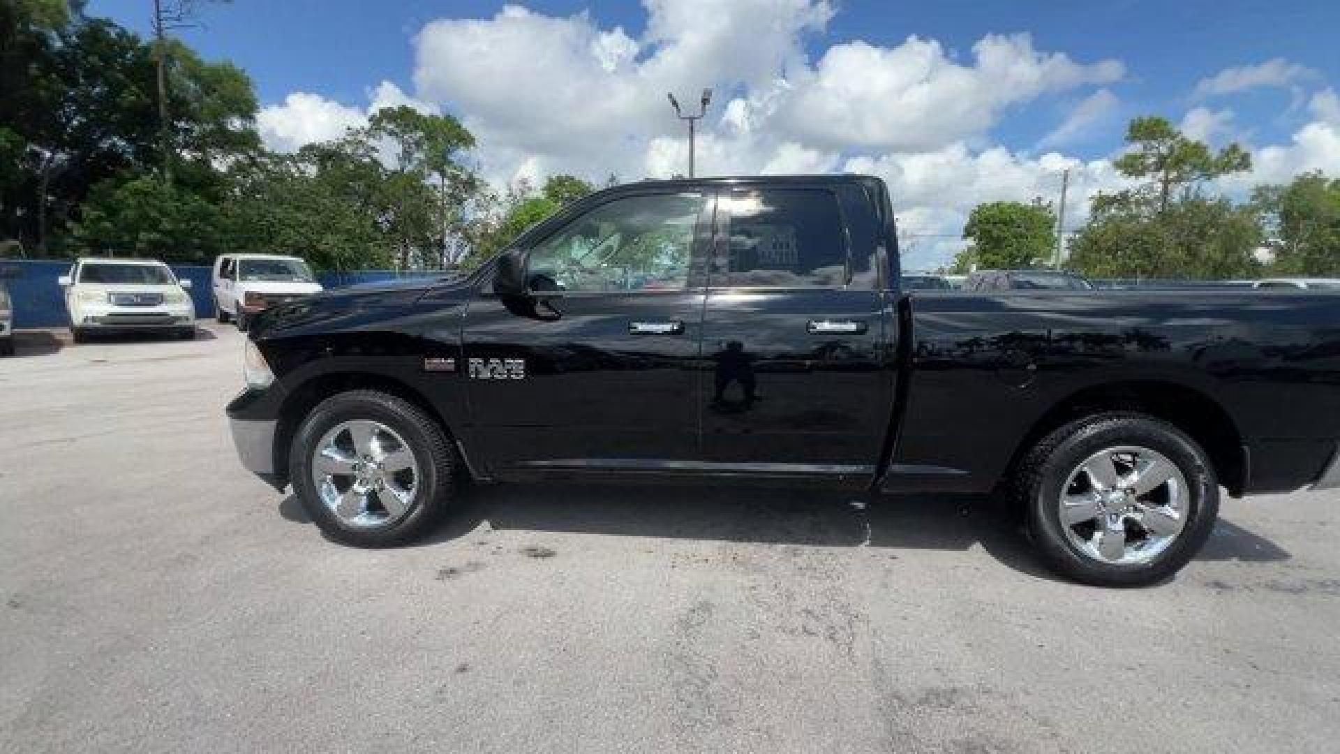 2015 Black Clearcoat /Diesel Gray/Black Ram 1500 Big Horn (1C6RR6GT0FS) with an 8 5.7 L engine, Automatic transmission, located at 27610 S Dixie Hwy, Homestead, FL, 33032, (305) 749-2348, 25.510241, -80.438301 - KBB.com Best Buy Awards Finalist. Scores 22 Highway MPG and 15 City MPG! This Ram 1500 delivers a Regular Unleaded V-8 5.7 L/345 engine powering this Automatic transmission. WHEELS: 20 X 8 CHROME CLAD ALUMINUM (STD), TRANSMISSION: 8-SPEED AUTOMATIC 8HP70, TIRES: P275/60R20 BSW AS -inc: Bridgestone B - Photo#1