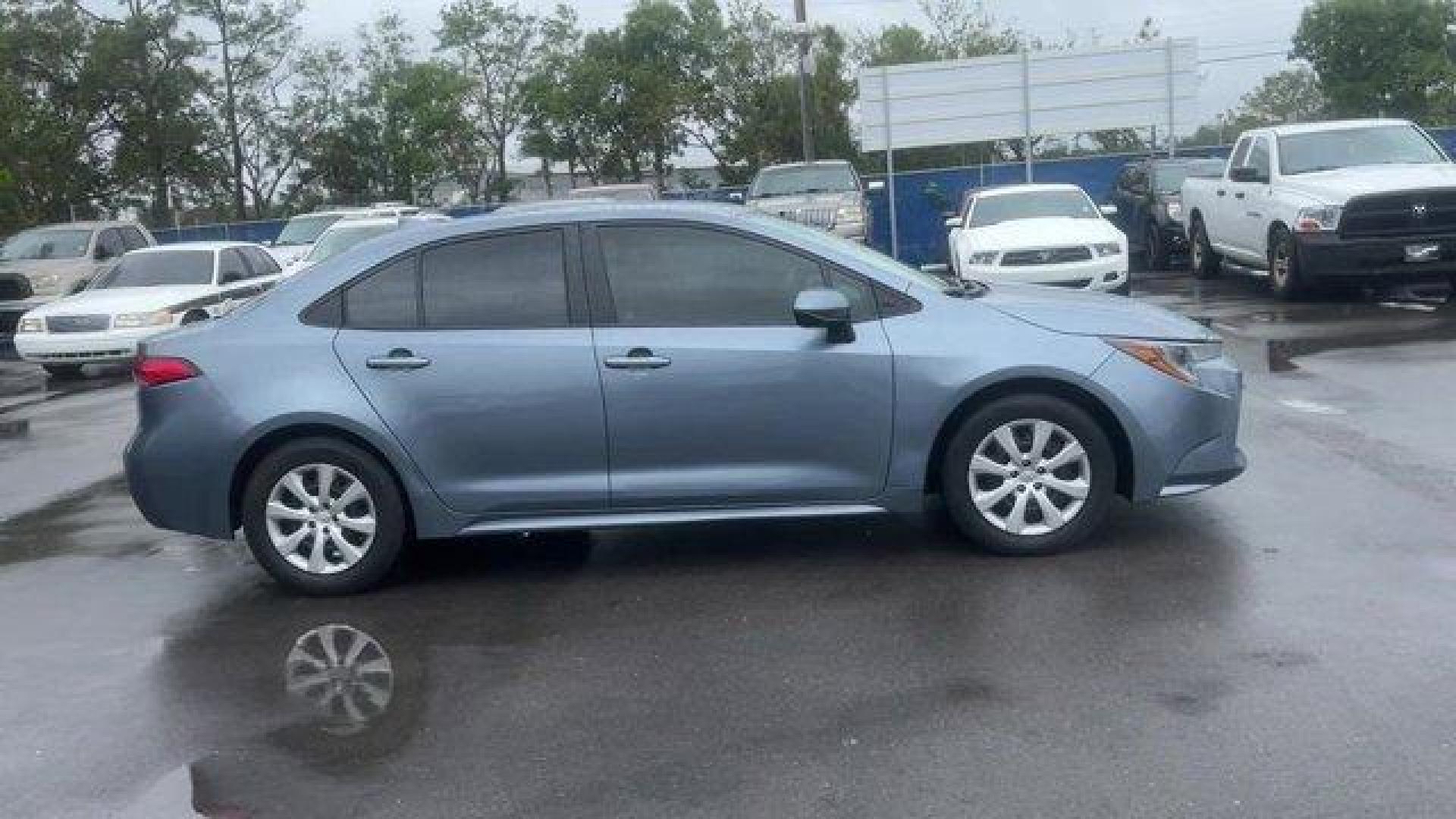 2020 Blue Toyota Corolla LE (5YFEPRAE3LP) with an 4 1.8 L engine, Variable transmission, located at 27610 S Dixie Hwy, Homestead, FL, 33032, (305) 749-2348, 25.510241, -80.438301 - KBB.com 10 Coolest New Cars Under $20,000. Scores 38 Highway MPG and 30 City MPG! This Toyota Corolla delivers a Regular Unleaded I-4 1.8 L/110 engine powering this Variable transmission. Wheels: 16 Wide Vent Steel, Wheels w/Full Wheel Covers, Variable Intermittent Wipers.*This Toyota Corolla Comes - Photo#8