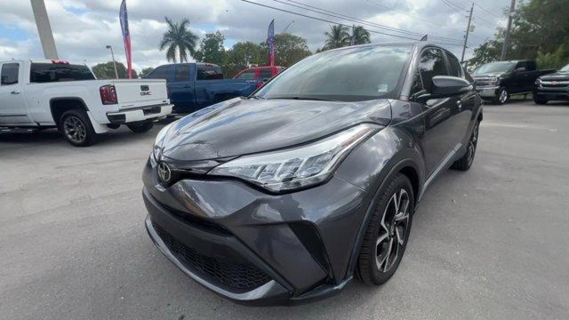 2020 Gray Toyota C-HR (JTNKHMBX7L1) with an 4 2.0 L engine, Variable transmission, located at 27610 S Dixie Hwy, Homestead, FL, 33032, (305) 749-2348, 25.510241, -80.438301 - Only 40,808 Miles! Scores 31 Highway MPG and 27 City MPG! This Toyota C-HR delivers a Regular Unleaded I-4 2.0 L/121 engine powering this Variable transmission. VSC Electronic Stability Control (ESC), Variable Intermittent Wipers, Trip Computer.*This Toyota C-HR Comes Equipped with These Options *Tr - Photo#0