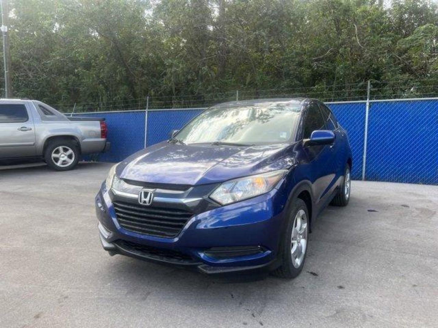 2016 Blue Honda HR-V LX (3CZRU5H34GM) with an 4 1.8 L engine, Variable transmission, located at 27610 S Dixie Hwy, Homestead, FL, 33032, (305) 749-2348, 25.510241, -80.438301 - Green Car Journal 2016 Green SUV of the Year. Delivers 35 Highway MPG and 28 City MPG! This Honda HR-V boasts a Regular Unleaded I-4 1.8 L/110 engine powering this Variable transmission. Wheels: 17 Alloy, VSA Electronic Stability Control (ESC), Urethane Gear Shifter Material.*This Honda HR-V Comes E - Photo#2