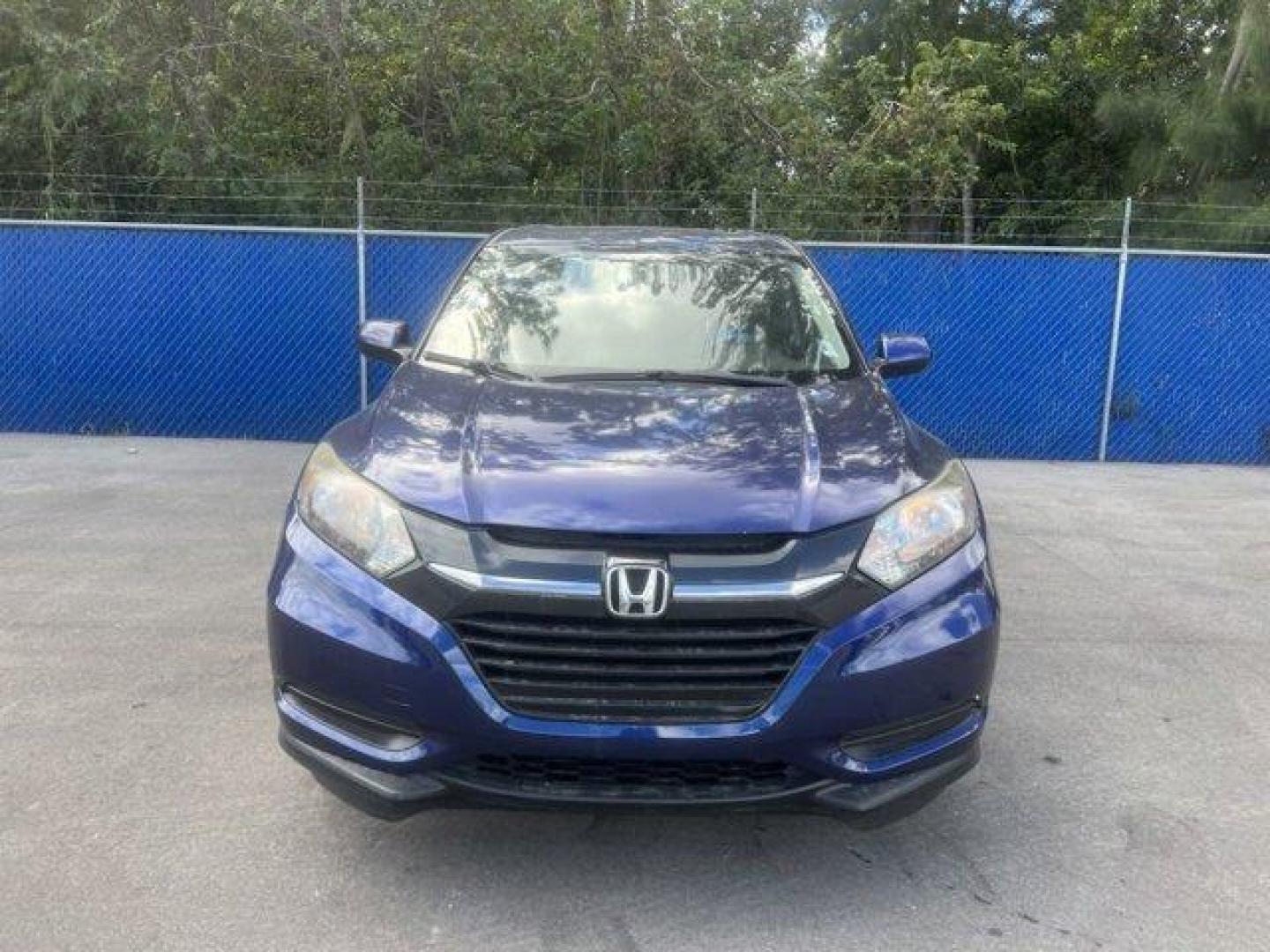 2016 Blue Honda HR-V LX (3CZRU5H34GM) with an 4 1.8 L engine, Variable transmission, located at 27610 S Dixie Hwy, Homestead, FL, 33032, (305) 749-2348, 25.510241, -80.438301 - Green Car Journal 2016 Green SUV of the Year. Delivers 35 Highway MPG and 28 City MPG! This Honda HR-V boasts a Regular Unleaded I-4 1.8 L/110 engine powering this Variable transmission. Wheels: 17 Alloy, VSA Electronic Stability Control (ESC), Urethane Gear Shifter Material.*This Honda HR-V Comes E - Photo#3