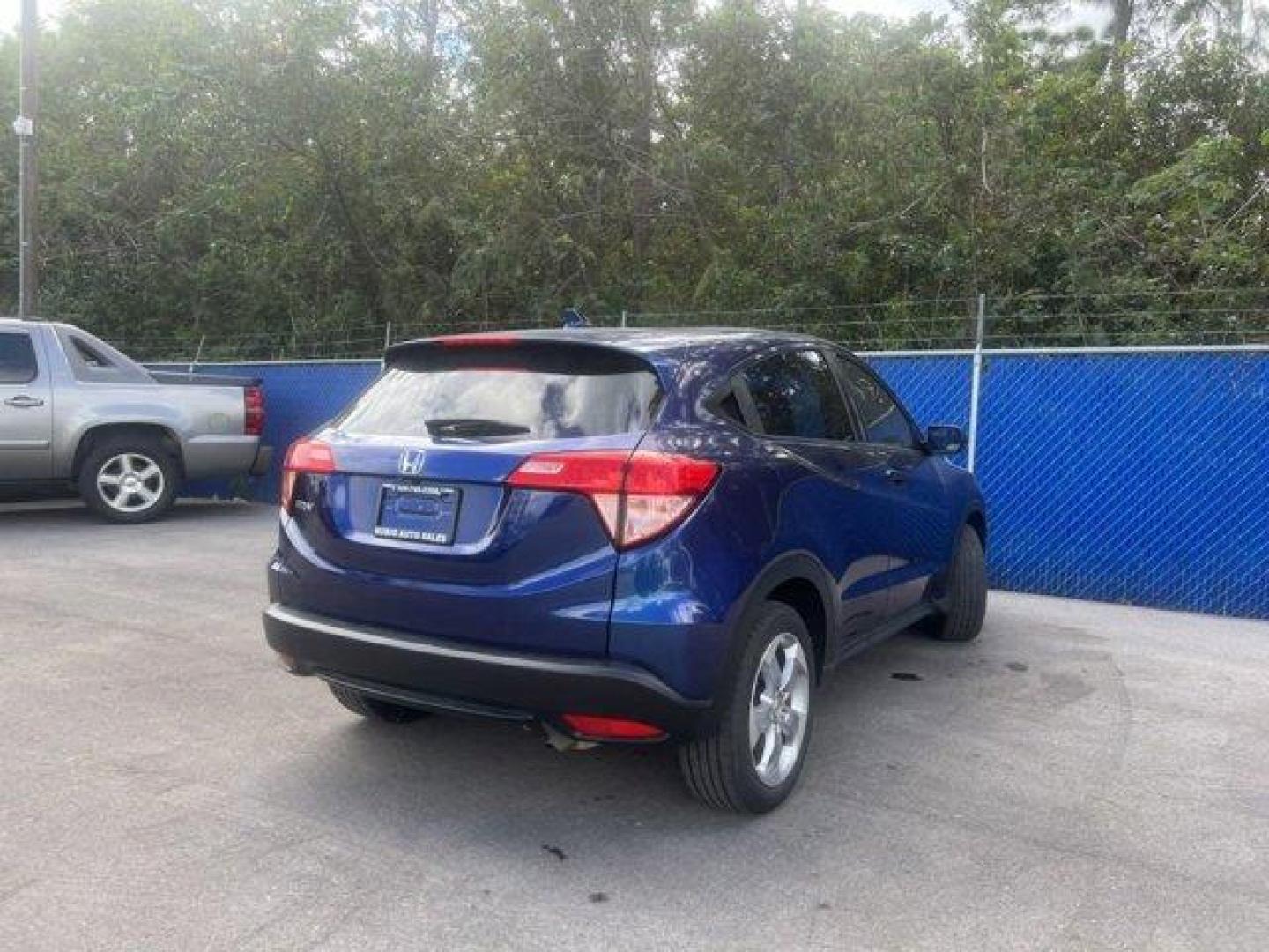 2016 Blue Honda HR-V LX (3CZRU5H34GM) with an 4 1.8 L engine, Variable transmission, located at 27610 S Dixie Hwy, Homestead, FL, 33032, (305) 749-2348, 25.510241, -80.438301 - Green Car Journal 2016 Green SUV of the Year. Delivers 35 Highway MPG and 28 City MPG! This Honda HR-V boasts a Regular Unleaded I-4 1.8 L/110 engine powering this Variable transmission. Wheels: 17 Alloy, VSA Electronic Stability Control (ESC), Urethane Gear Shifter Material.*This Honda HR-V Comes E - Photo#4