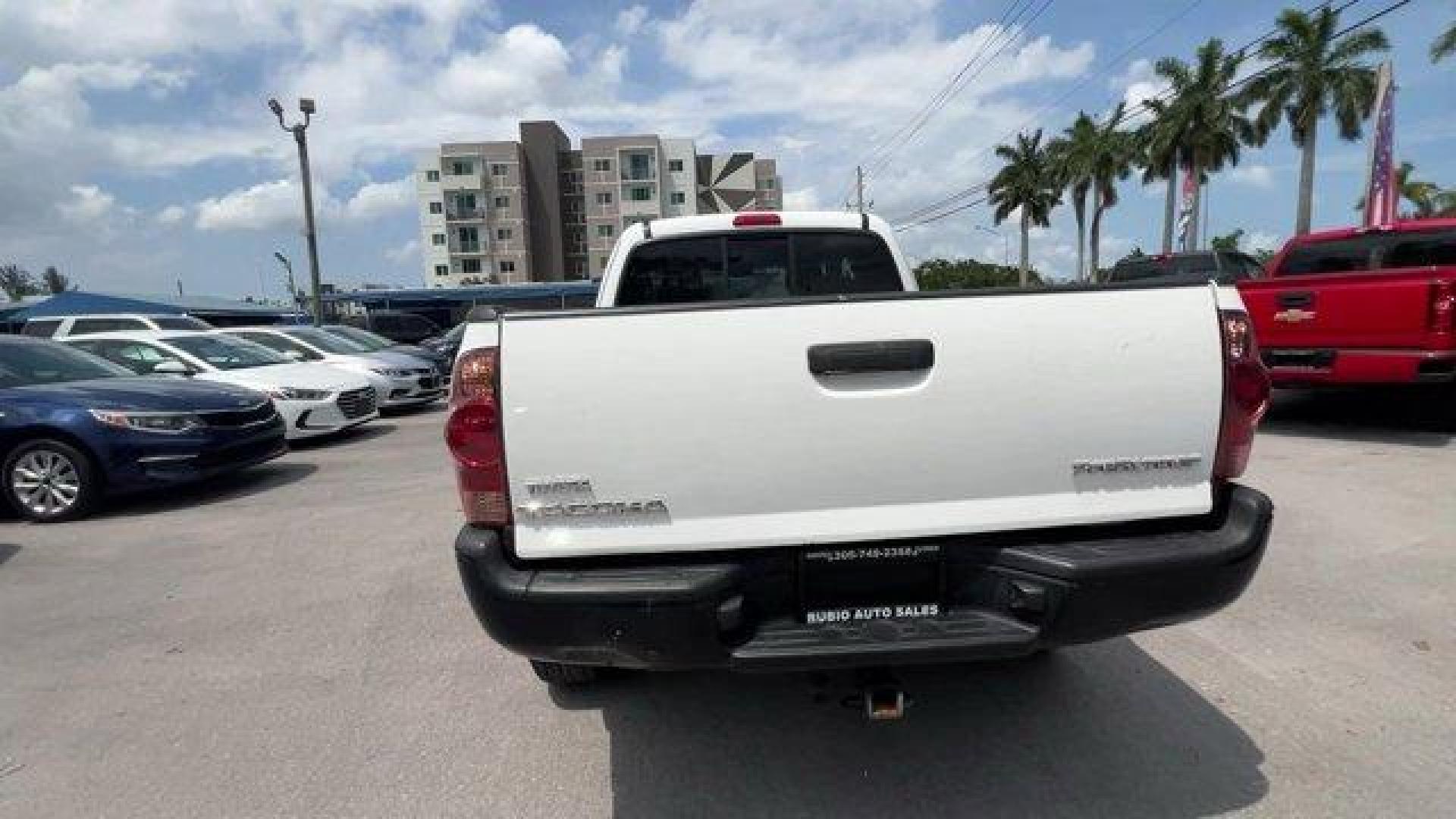 2014 White Toyota Tacoma PreRunner (5TFTX4GN0EX) with an 4 2.7 L engine, Automatic transmission, located at 27610 S Dixie Hwy, Homestead, FL, 33032, (305) 749-2348, 25.510241, -80.438301 - KBB.com Best Resale Value Awards. Delivers 24 Highway MPG and 19 City MPG! This Toyota Tacoma boasts a Regular Unleaded I-4 2.7 L/164 engine powering this Automatic transmission. Wheels: 16 x 7J+30 Style Steel, Urethane Gear Shifter Material, Transmission: 4-Speed Automatic w/ECT-i.* This Toyota Tac - Photo#3
