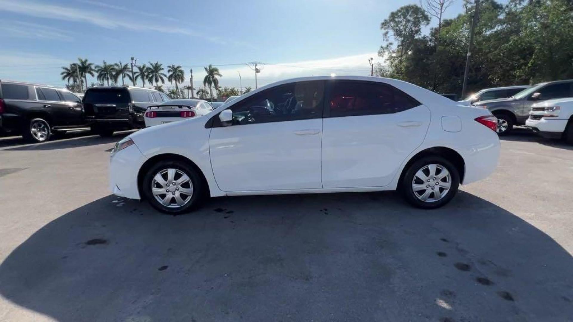 2014 Super White /Black Toyota Corolla L (5YFBURHE6EP) with an 1.8L I4 DOHC Dual VVT-i engine, Automatic transmission, located at 27610 S Dixie Hwy, Homestead, FL, 33032, (305) 749-2348, 25.510241, -80.438301 - Photo#1