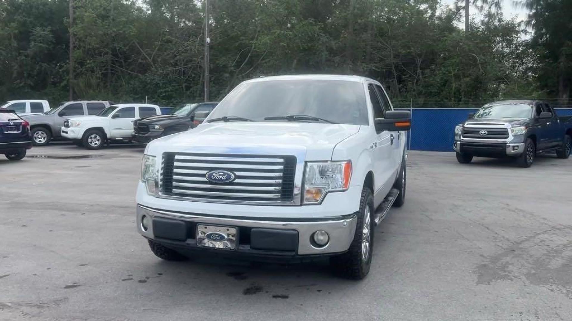 2011 White /Steel Gray Ford F-150 XLT (1FTFW1CF8BF) with an 5.0L V8 FFV engine, Automatic transmission, located at 27610 S Dixie Hwy, Homestead, FL, 33032, (305) 749-2348, 25.510241, -80.438301 - Photo#0